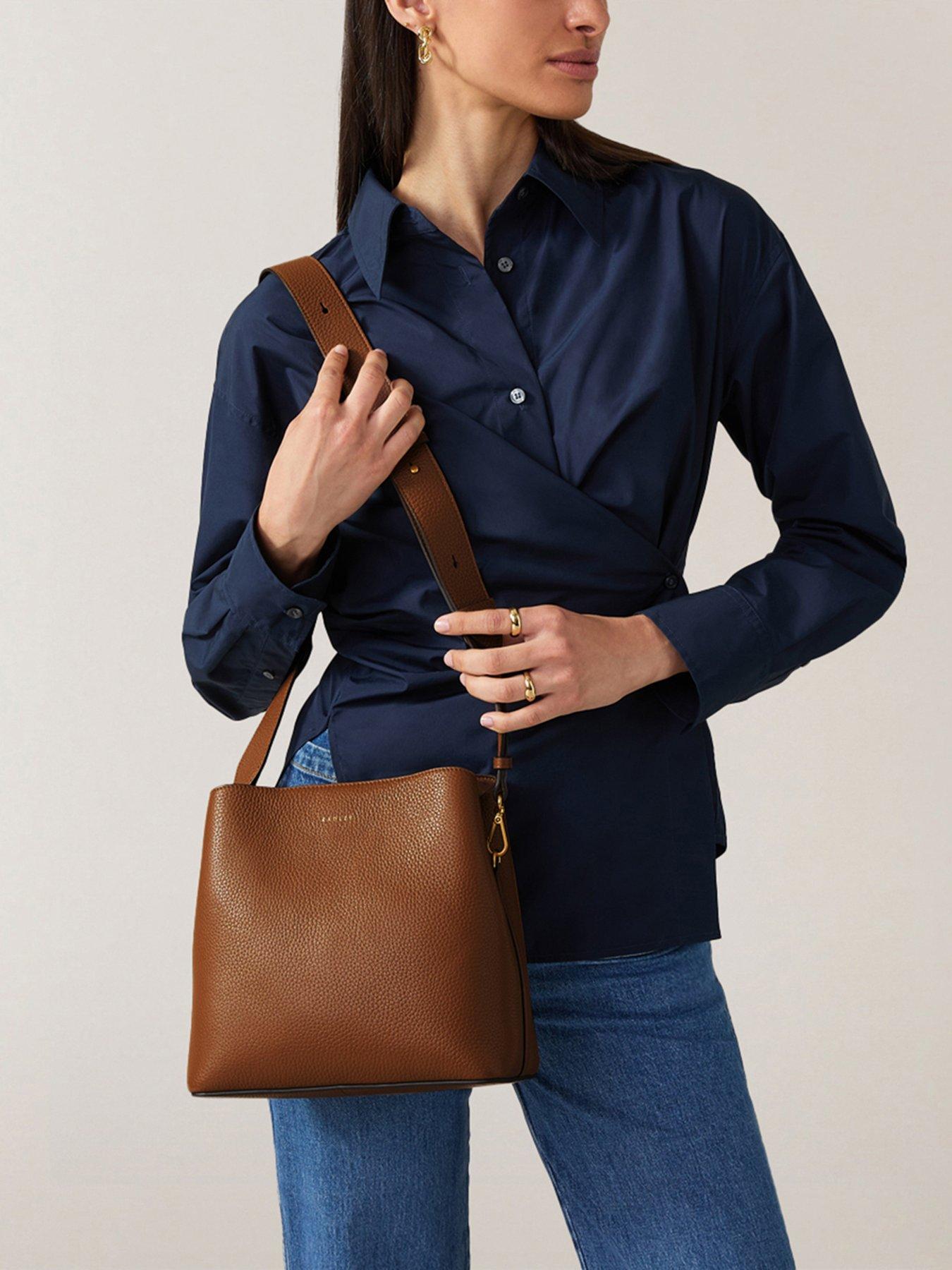 Radley Dukes Place Medium Compartment Leather Crossbody - Brown