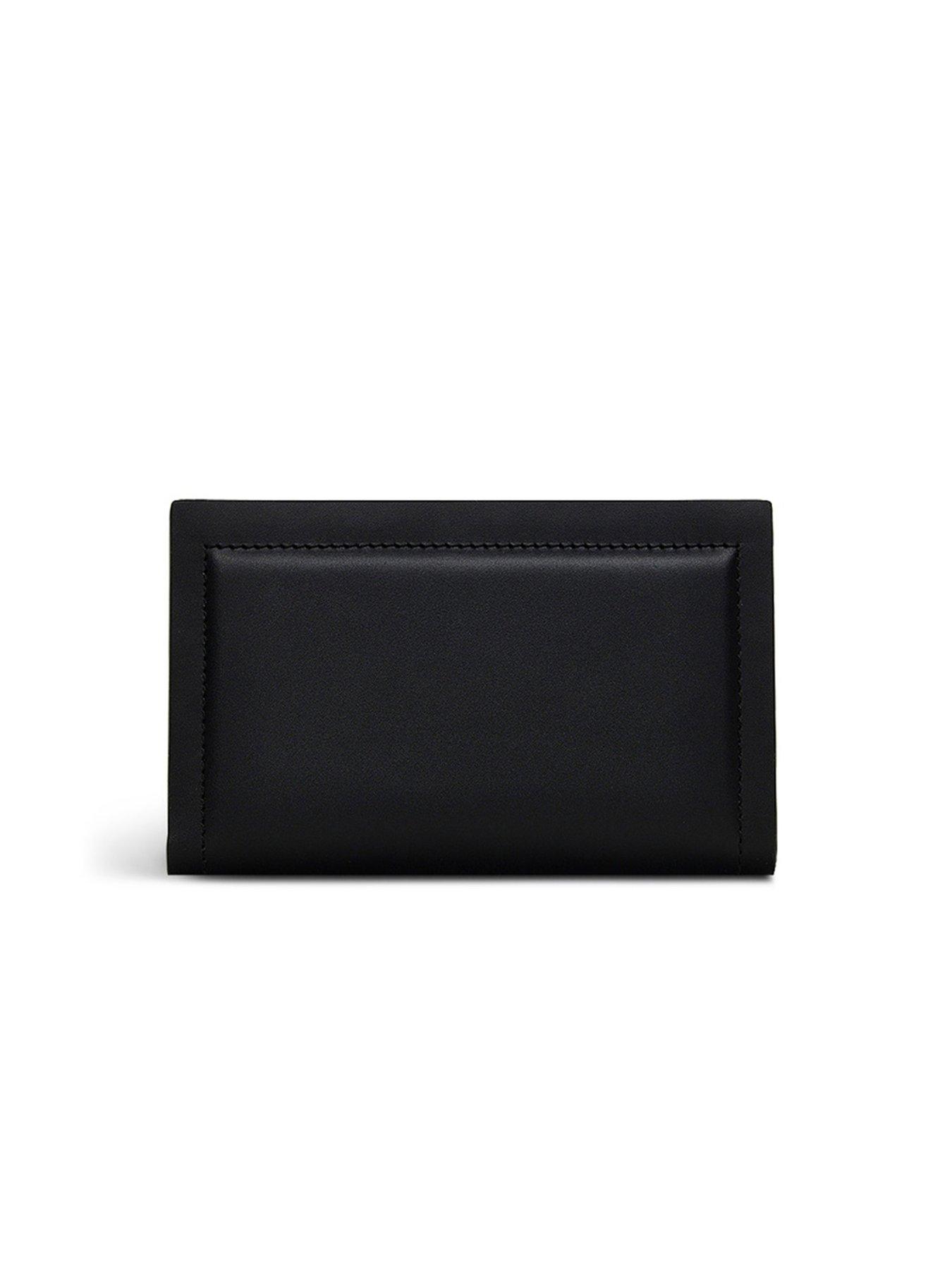 back image of radley-heritage-lane-medium-leather-bifold-purse-black