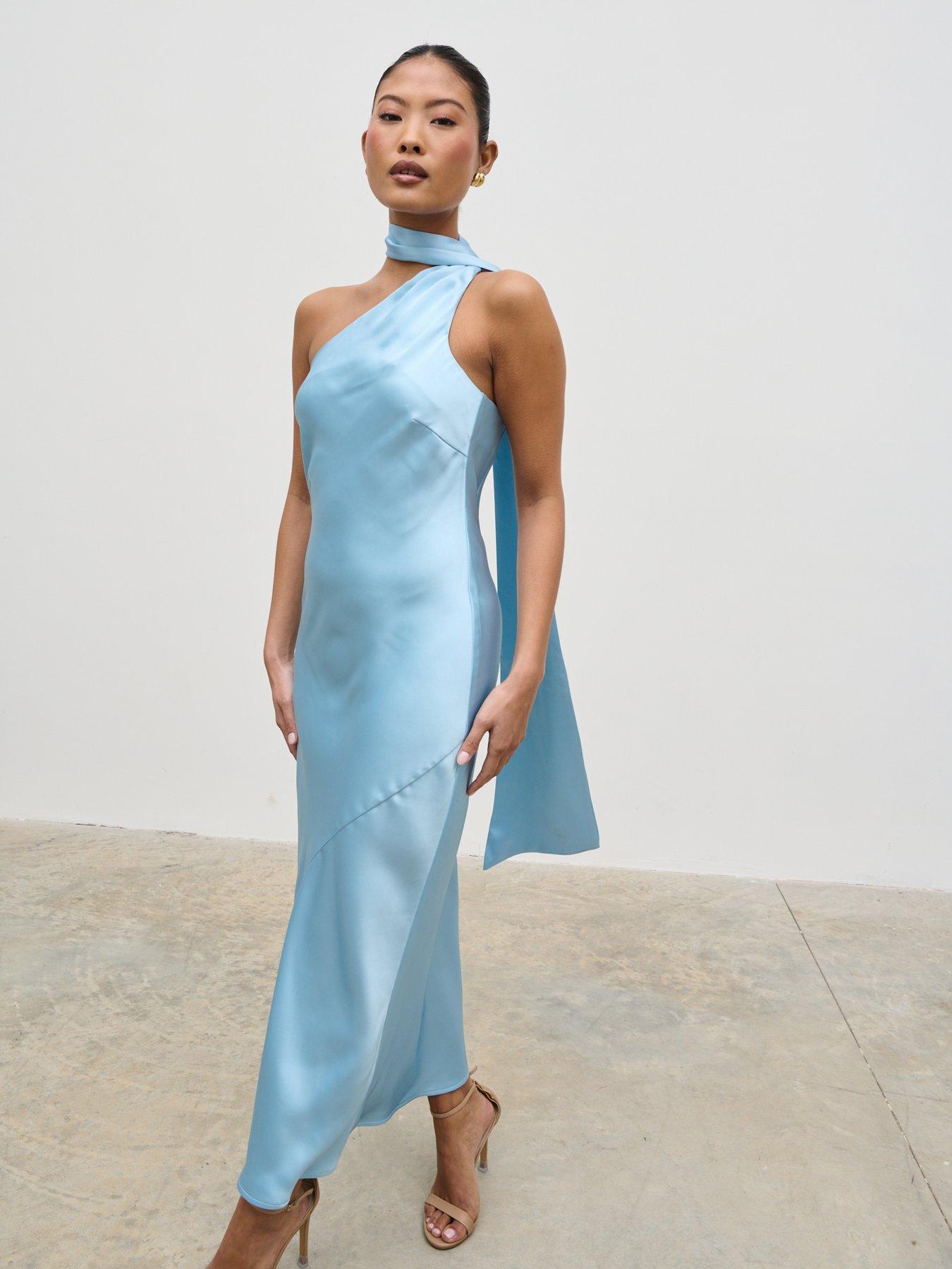  image of pretty-lavish-sheree-one-shoulder-scarf-maxi-dress-sky-blue