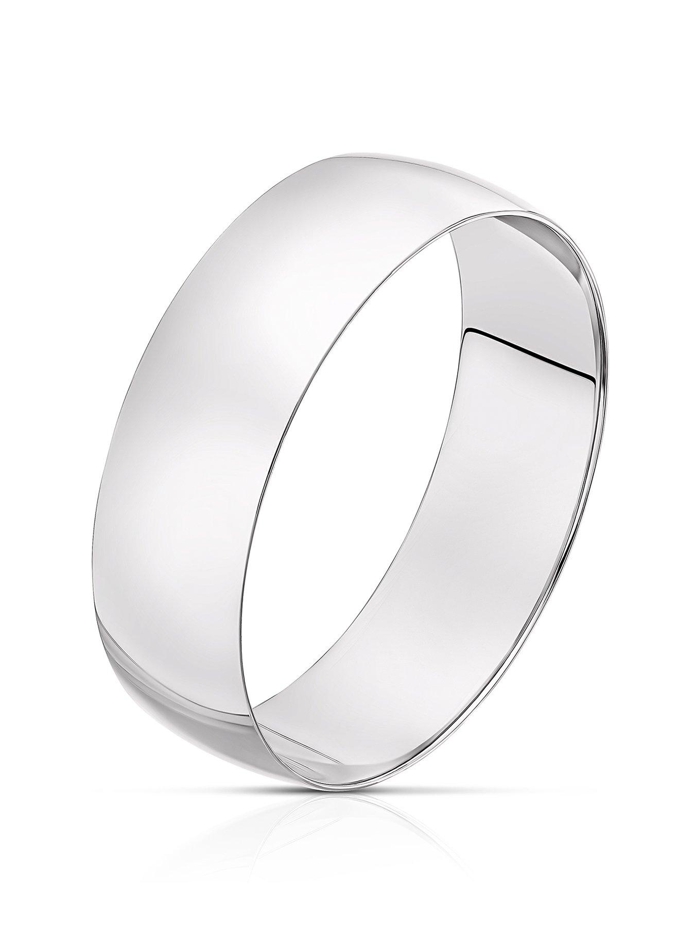 image of h-samuel-platinum-6mm-heavy-d-shape-wedding-ring