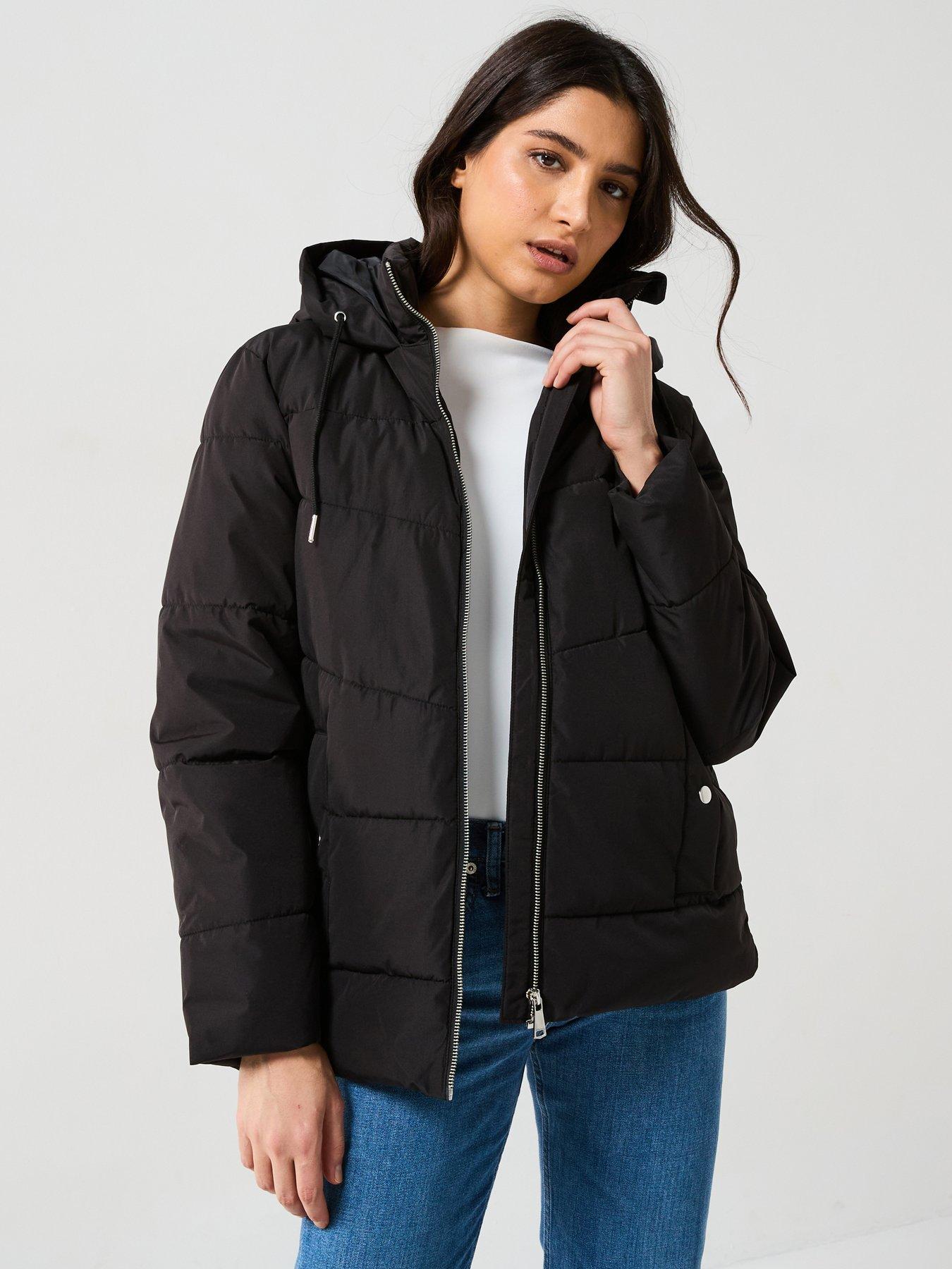 undefined Short Padded Jacket - Black