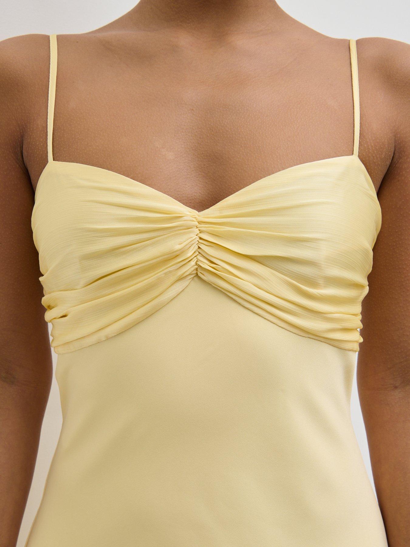  image of pretty-lavish-joely-contrast-midaxi-dress-lemon