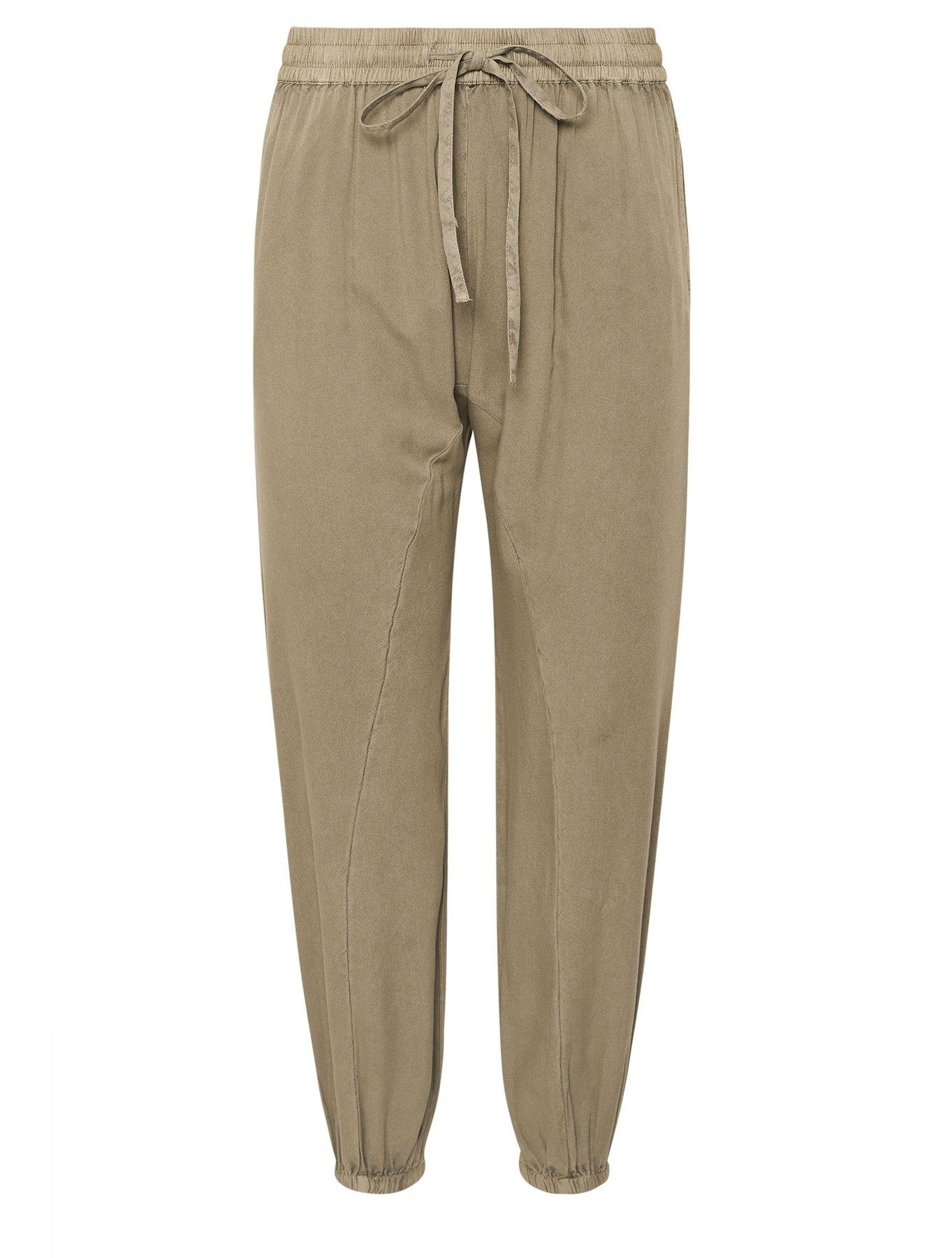 Image 5 of 5 of PixieGirl Petite Seam Detail Cuff Trouser - Brown