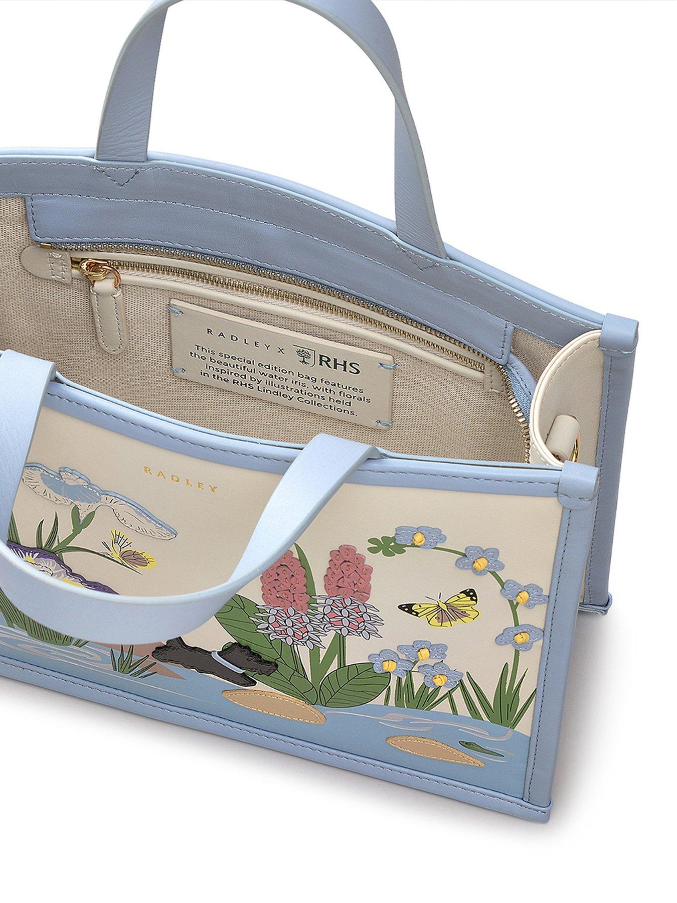 Image 5 of 5 of Radley RHS SS25 Small Ziptop Grab Bag - White