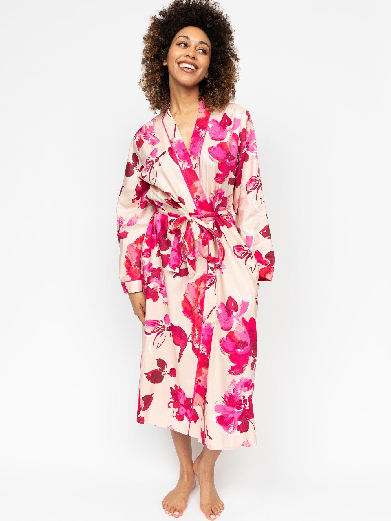 cyberjammies-aria-peach-floral-print-lslv-long-dressing-gown