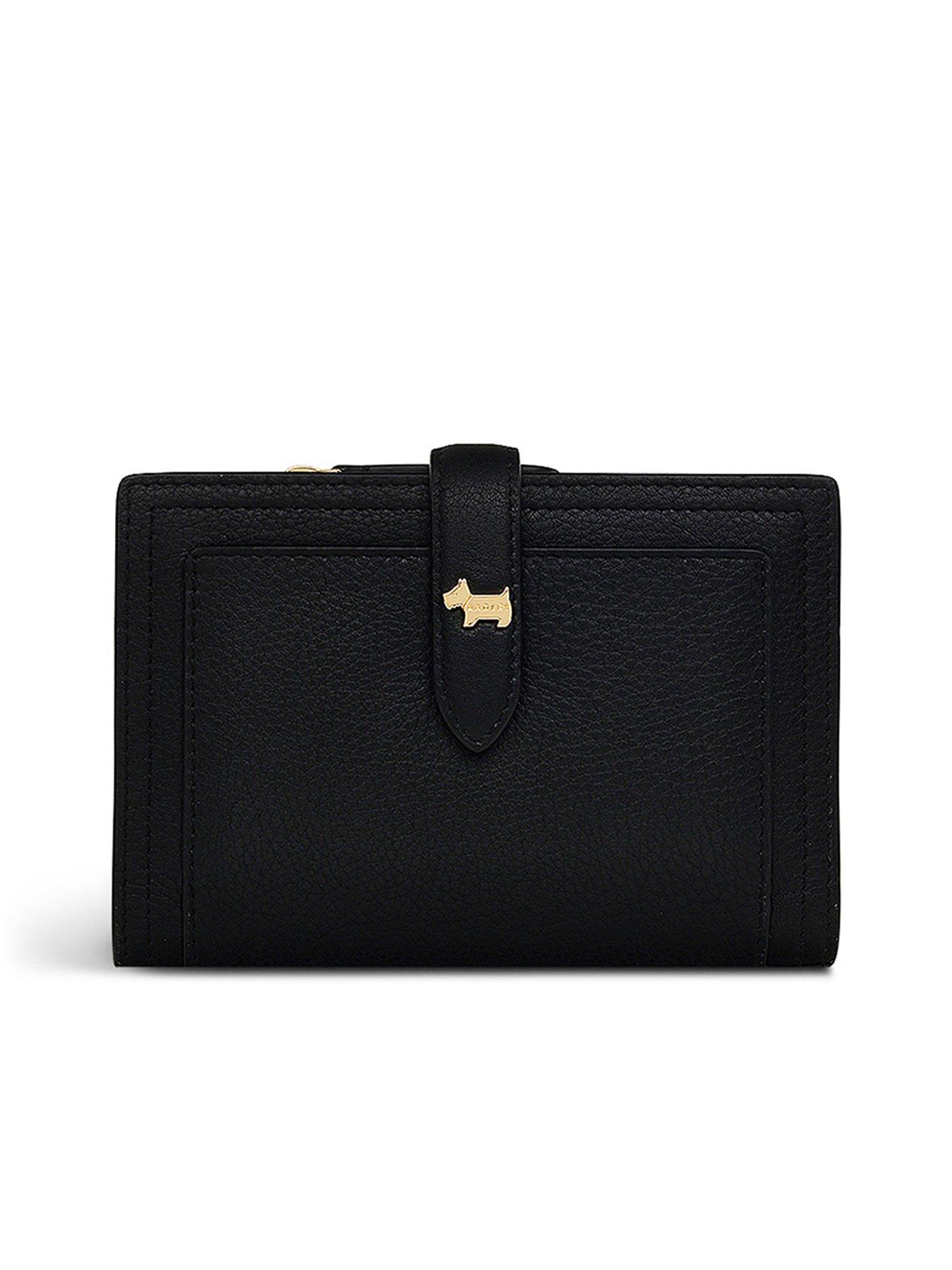  image of radley-willis-street-medium-leather-bifold-purse-black