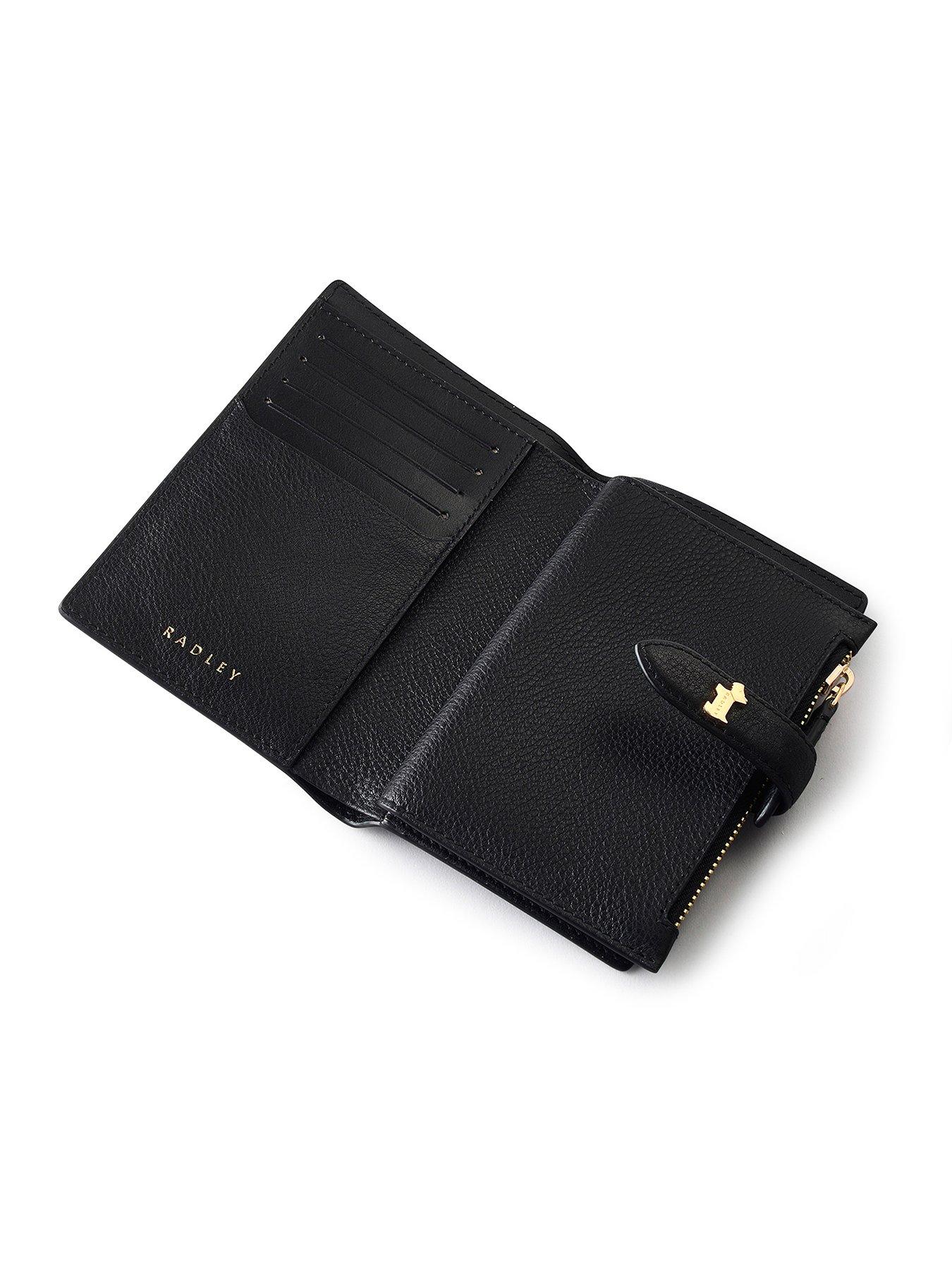  image of radley-willis-street-medium-leather-bifold-purse-black