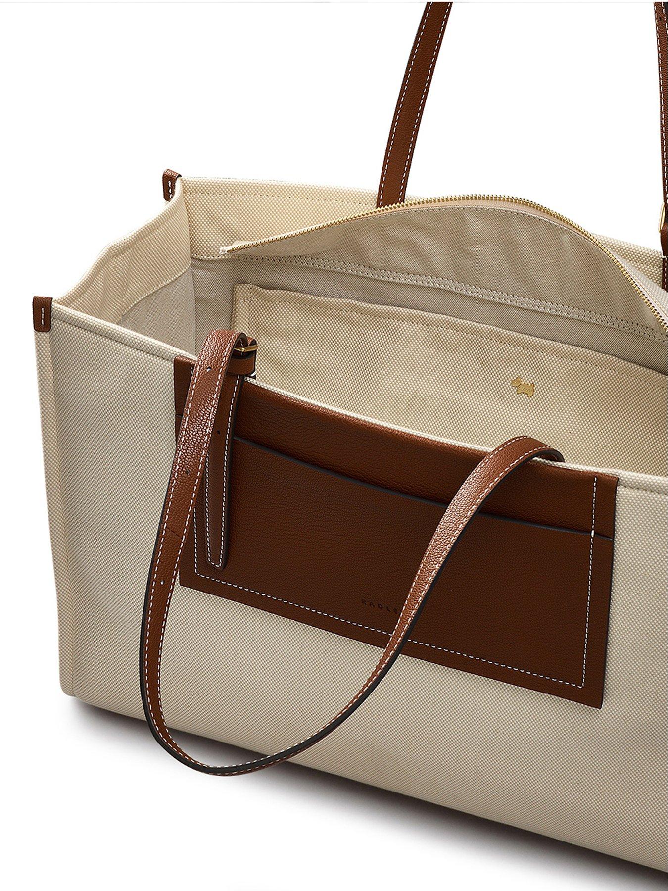  image of radley-the-burlington-canvas-large-ziptop-tote-bag