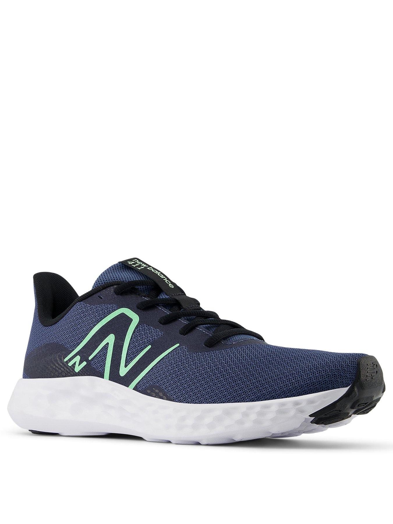  image of new-balance-mens-running-411-v3-trainers-navy