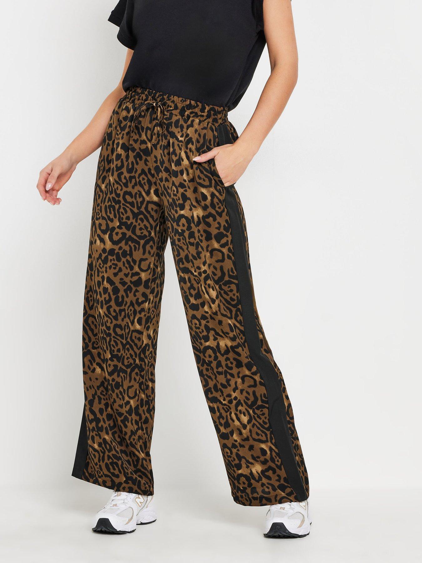 pixiegirl-petite-side-stripe-wide-leg-trousers-brown