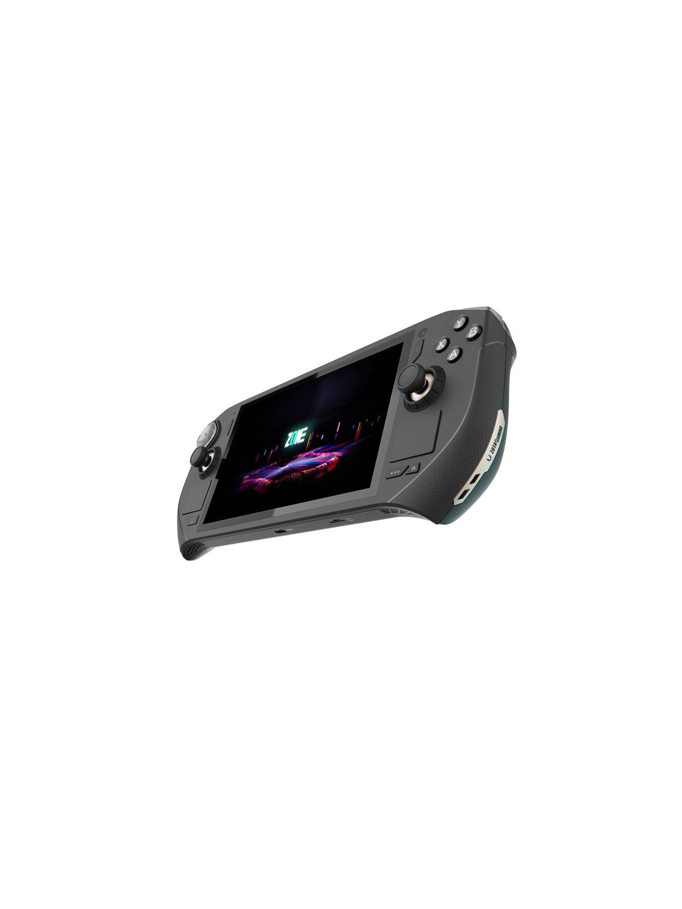  image of zotac-zone-handheld-pc-gaming-console-amd-ryzen-7-8840u-16gb-ram-512gb-ssd-amd-radeon-780m-7in-120hz-amoled-touchscreen-black