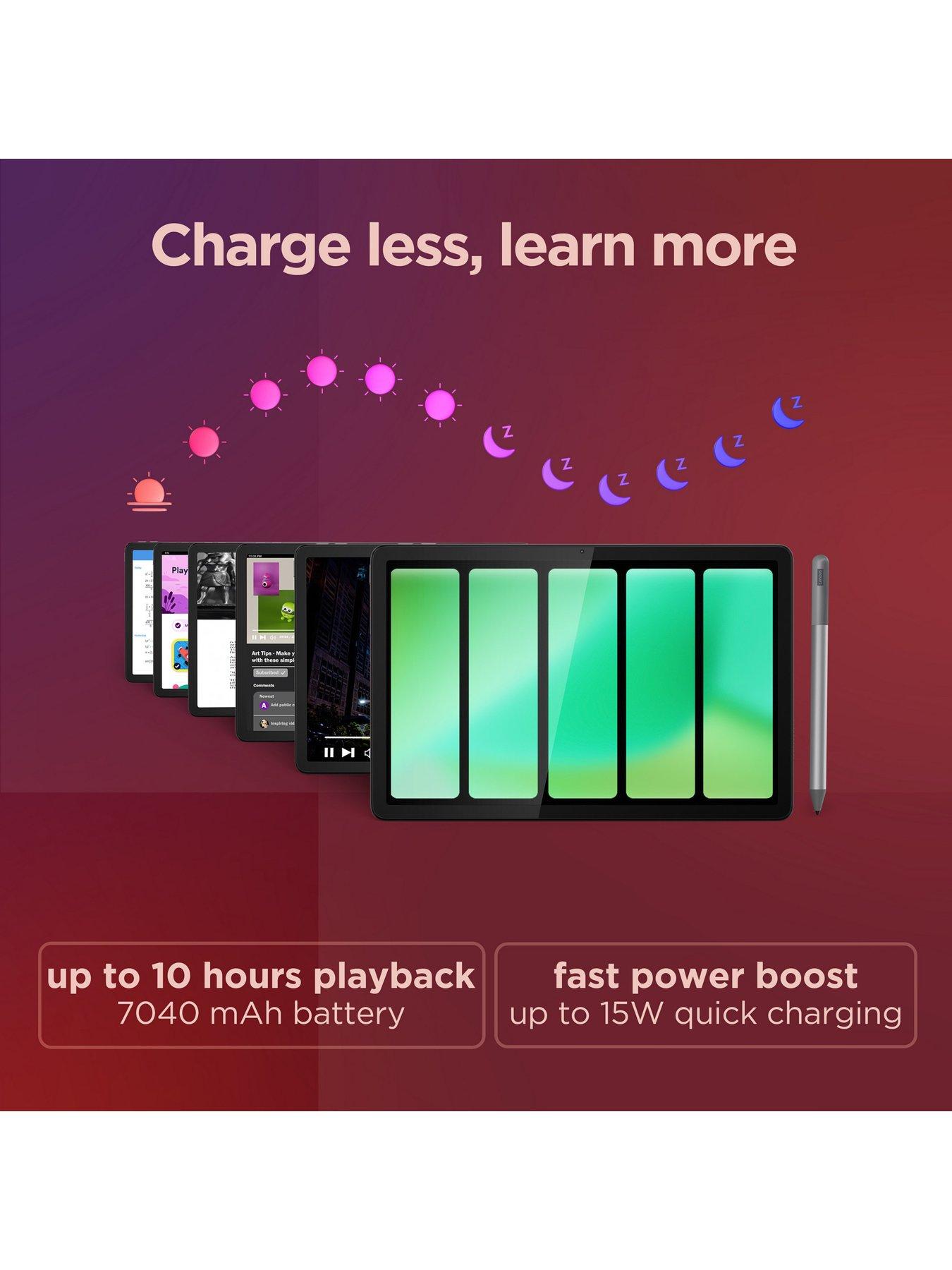 Image 5 of 6 of Lenovo Tab M11 Tablet with Pen -&nbsp;11in FHD,&nbsp;4GB RAM,&nbsp;128GB Storage&nbsp;- Luna Grey