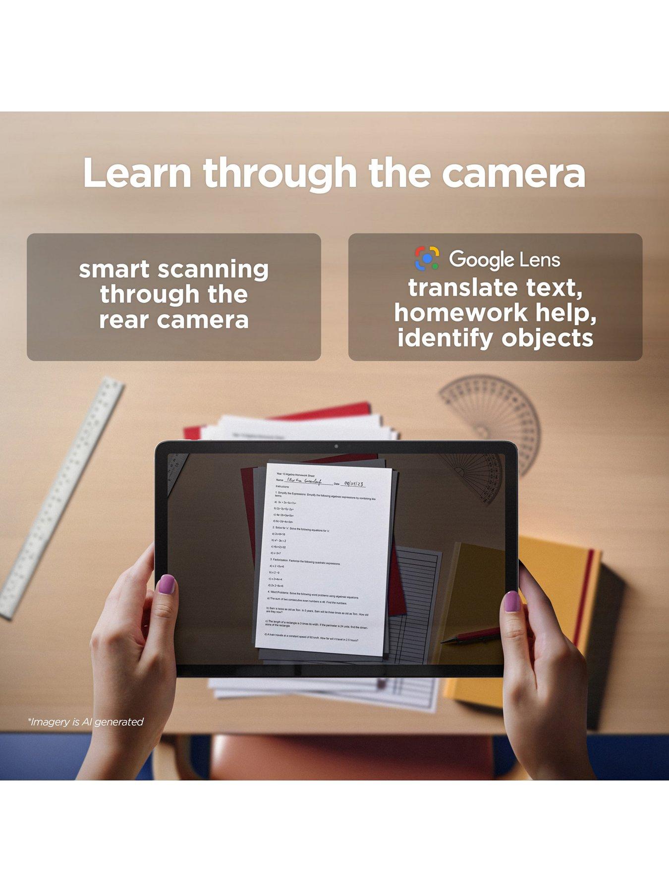 Image 6 of 6 of Lenovo Tab M11 Tablet with Pen -&nbsp;11in FHD,&nbsp;4GB RAM,&nbsp;128GB Storage&nbsp;- Luna Grey