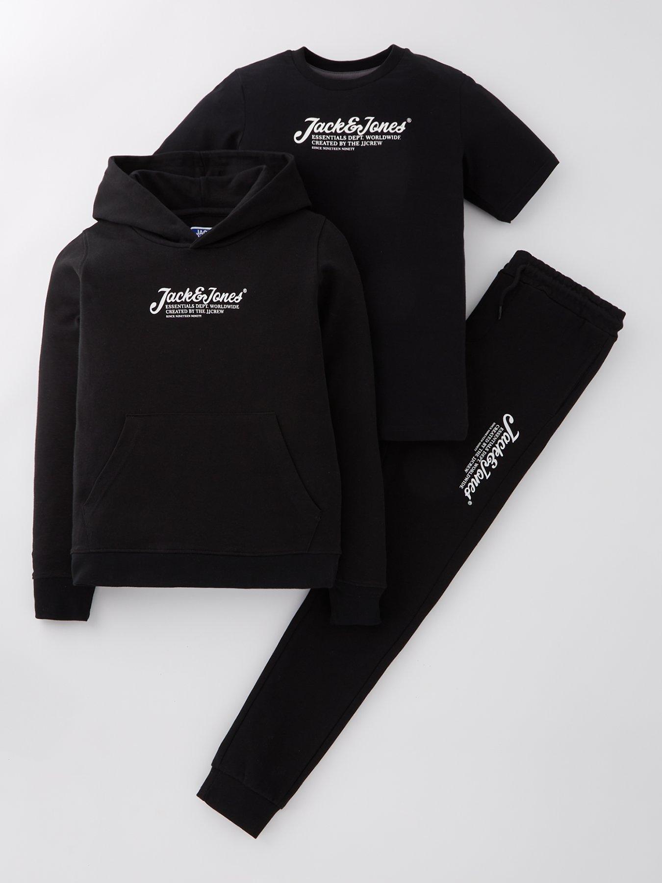 jack-jones-junior-boys-beau-hoodie-t-shirt-and-jog-pants-black