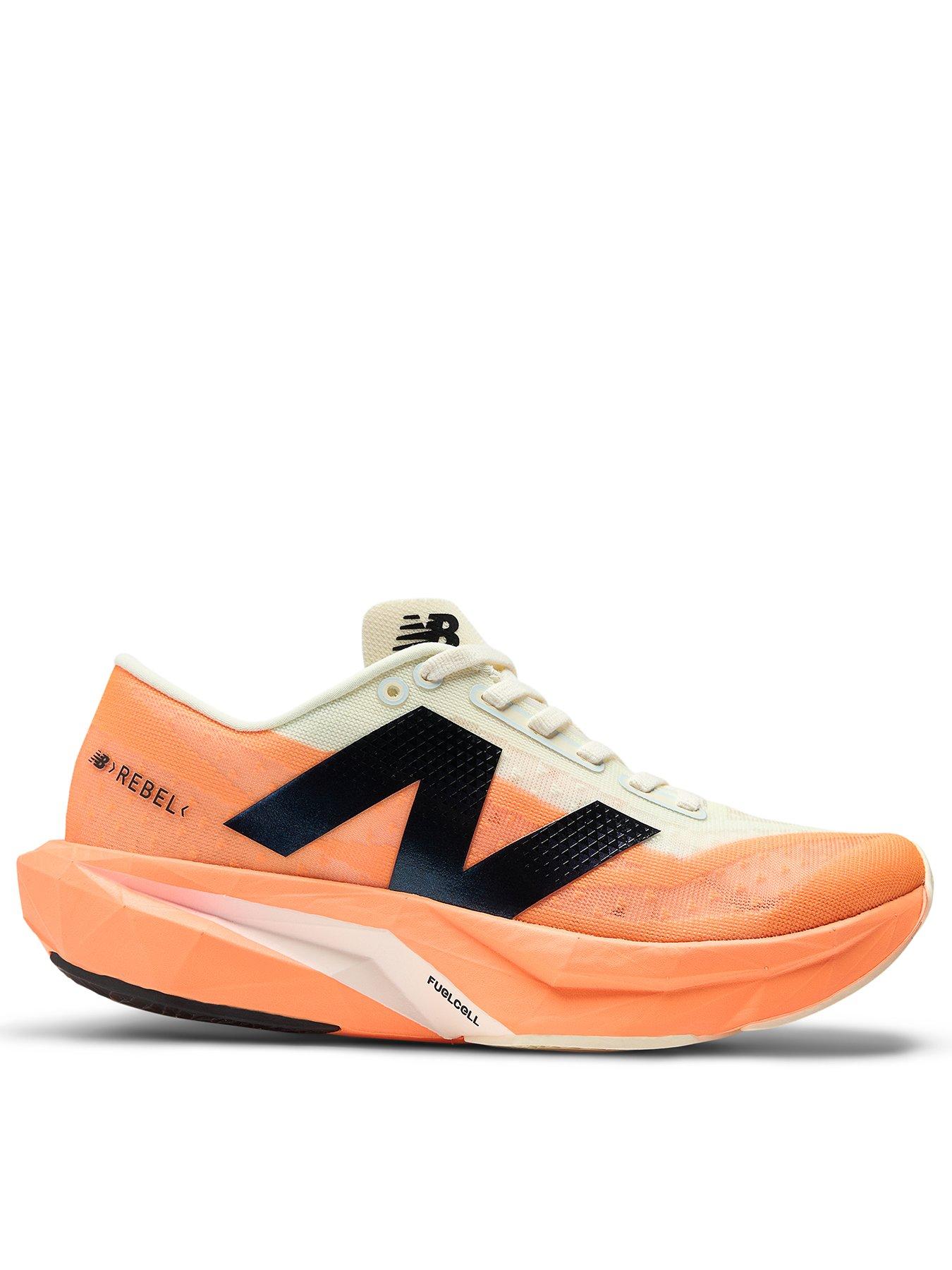 New Balance Womens Running Fuelcell Rebel V4 Trainers Orange