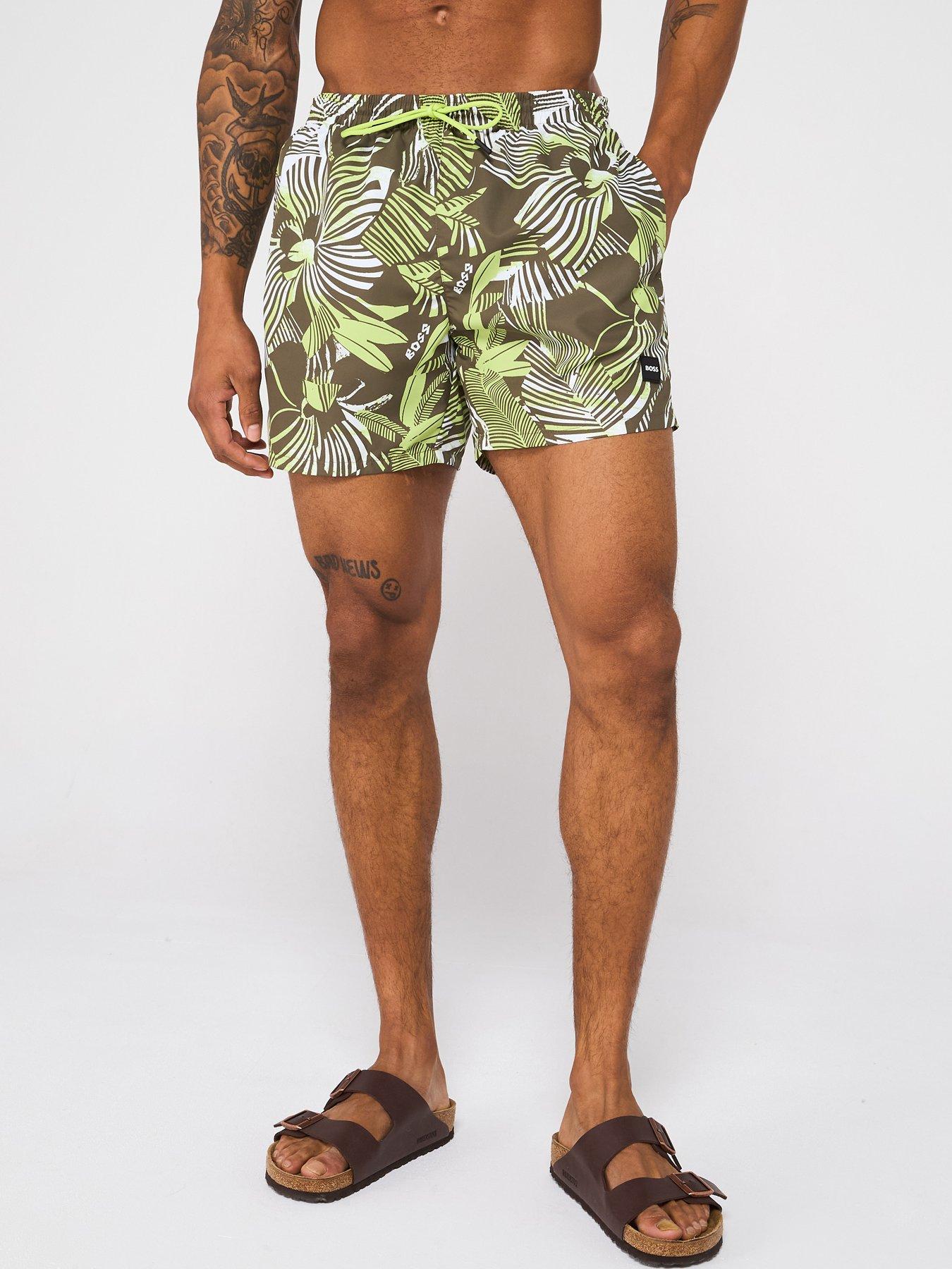 boss-piranha-swim-shorts-green