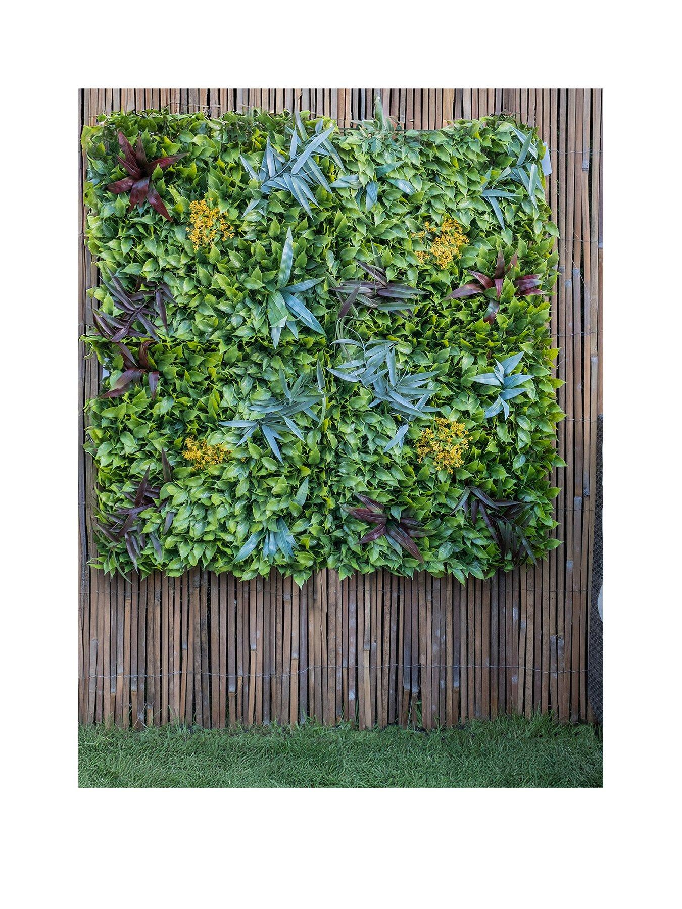 undefined OUTDOOR Artificial Living Wall Set of 4 Panels