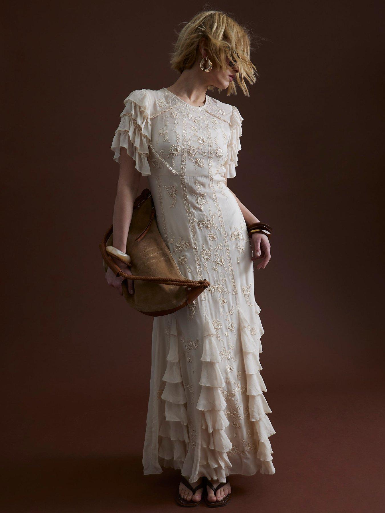 river-island-ruffle-embellished-maxi-light-pink