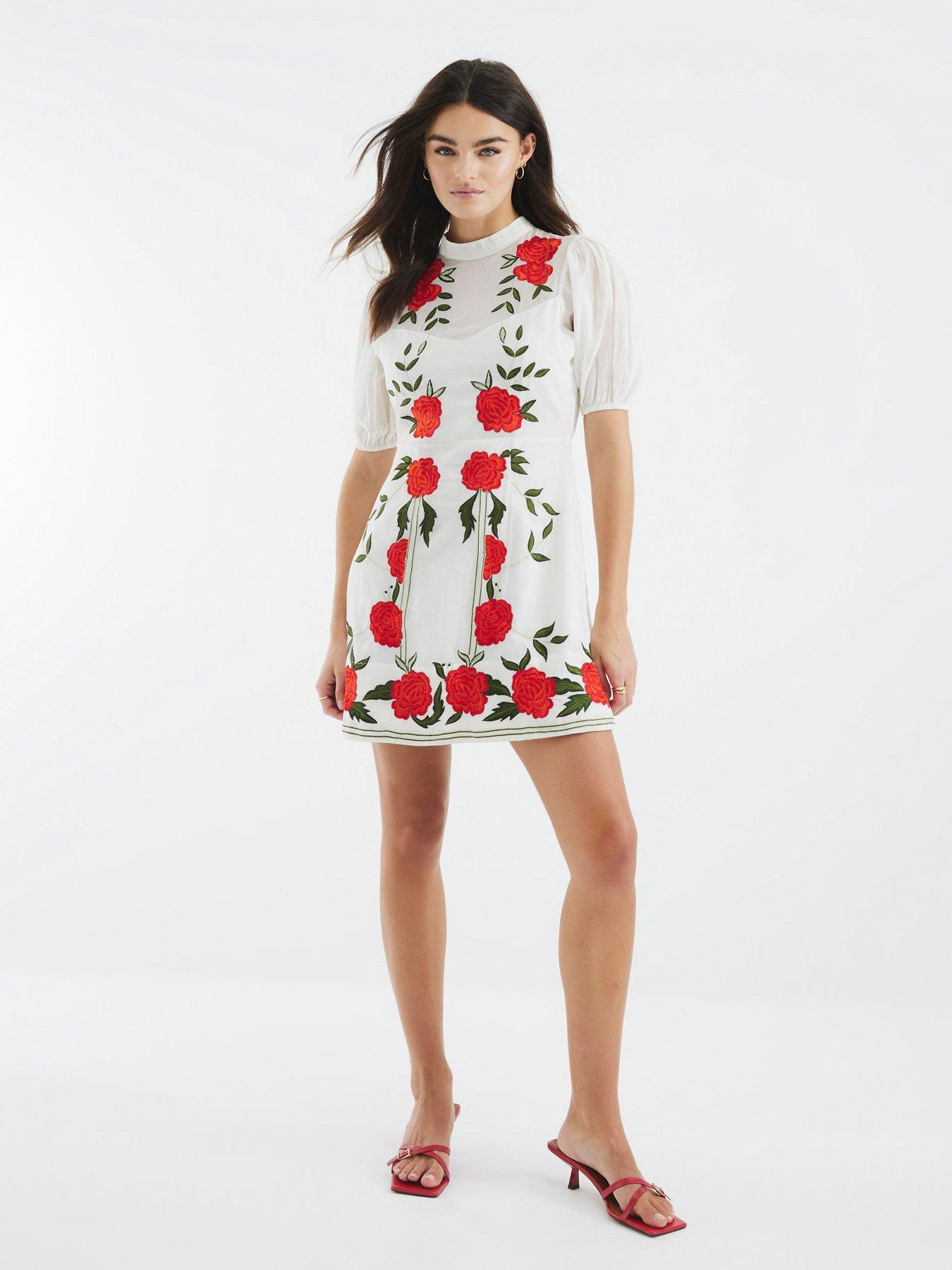 river-island-floral-applique-mini-dress-white