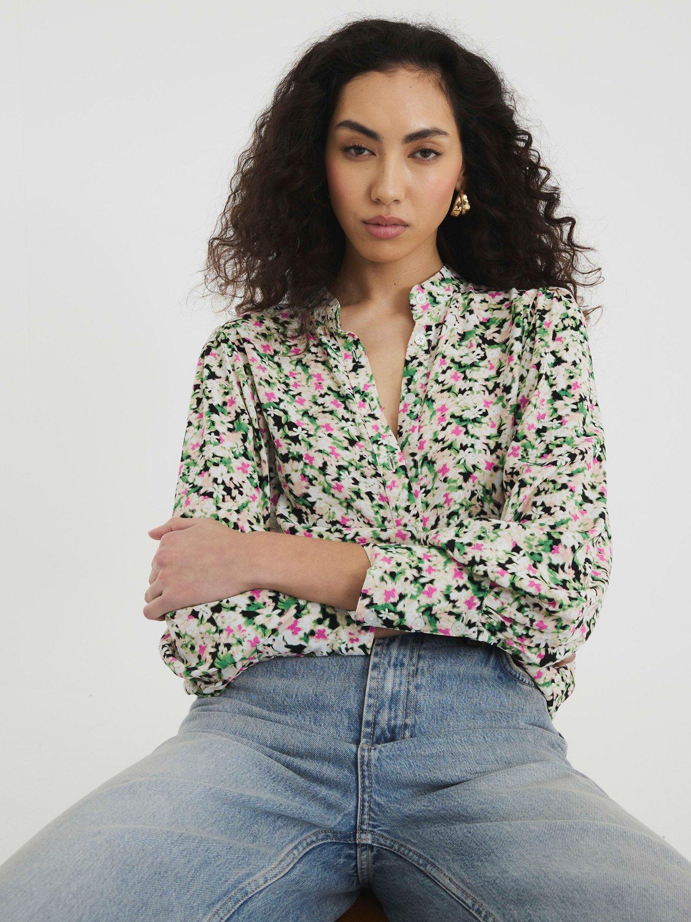 river-island-printed-crew-neck-blouse-black