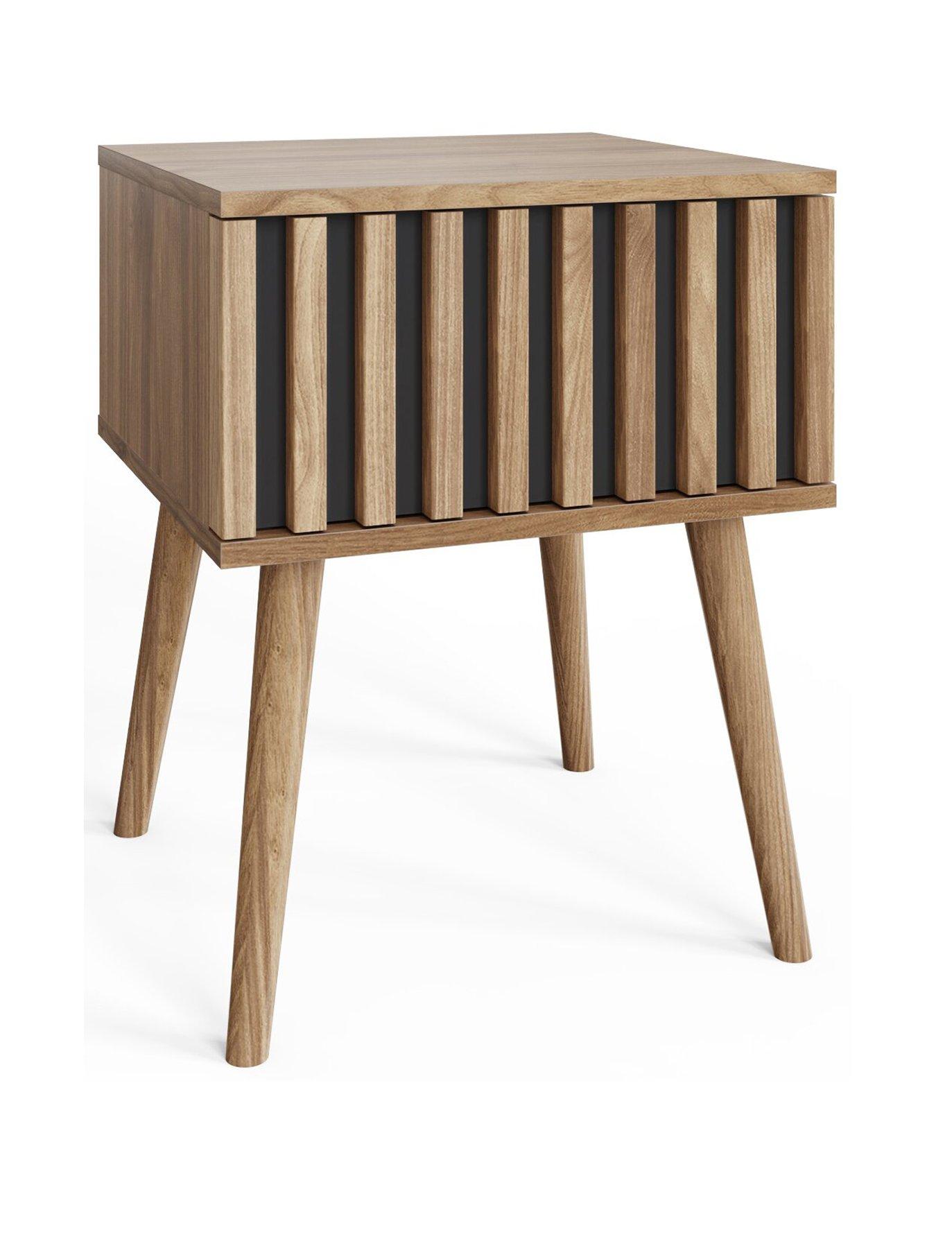 Image 3 of 7 of GFW Rowen Lamp Table - Oak/Black
