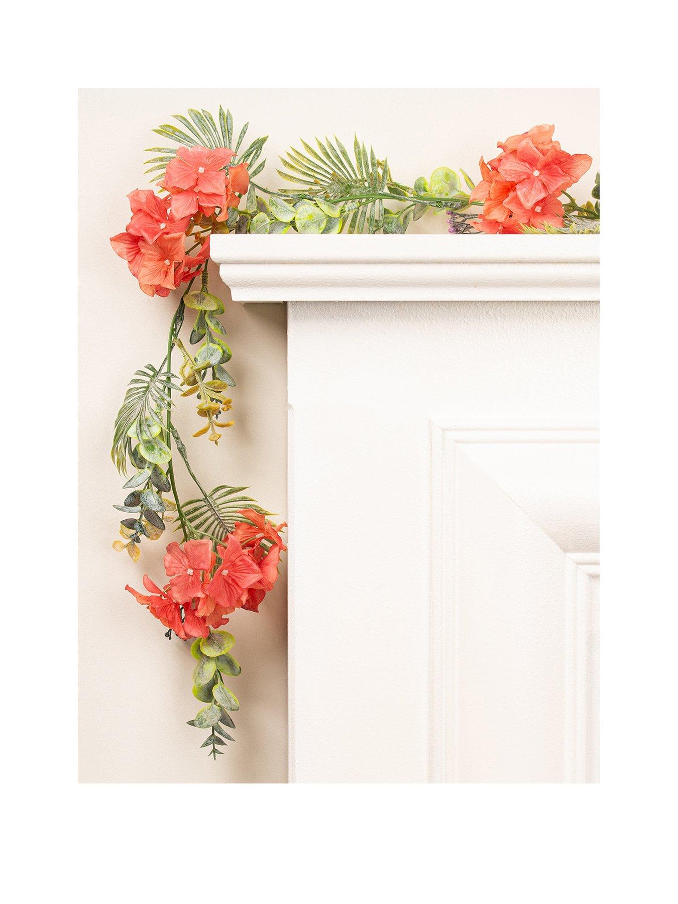 undefined 140cm Artificial Tropical Coral Garland (Pack of 2)