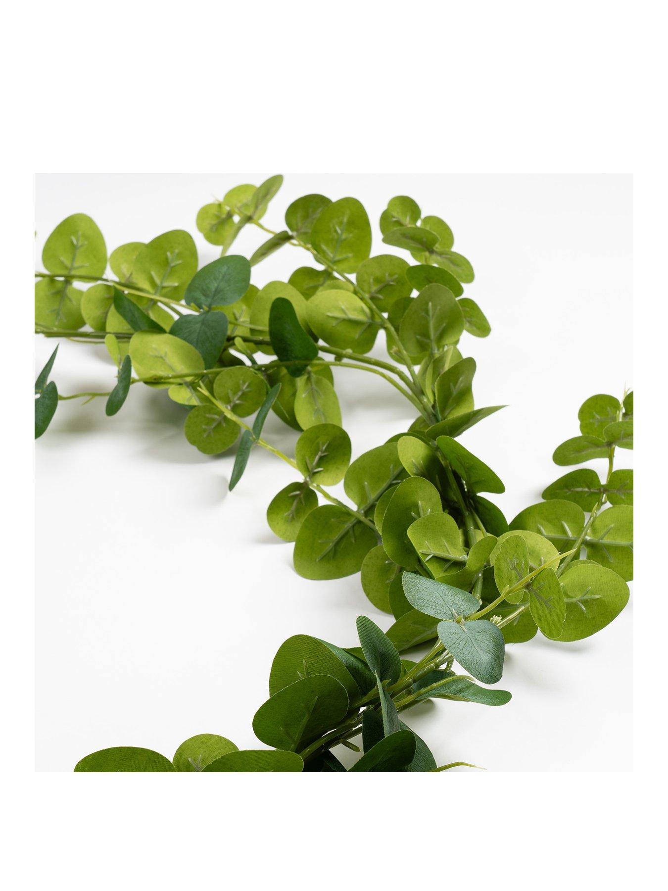  image of scottish-everlastings-180cm-artificial-eucalyptus-foliage-garland-pack-of-2