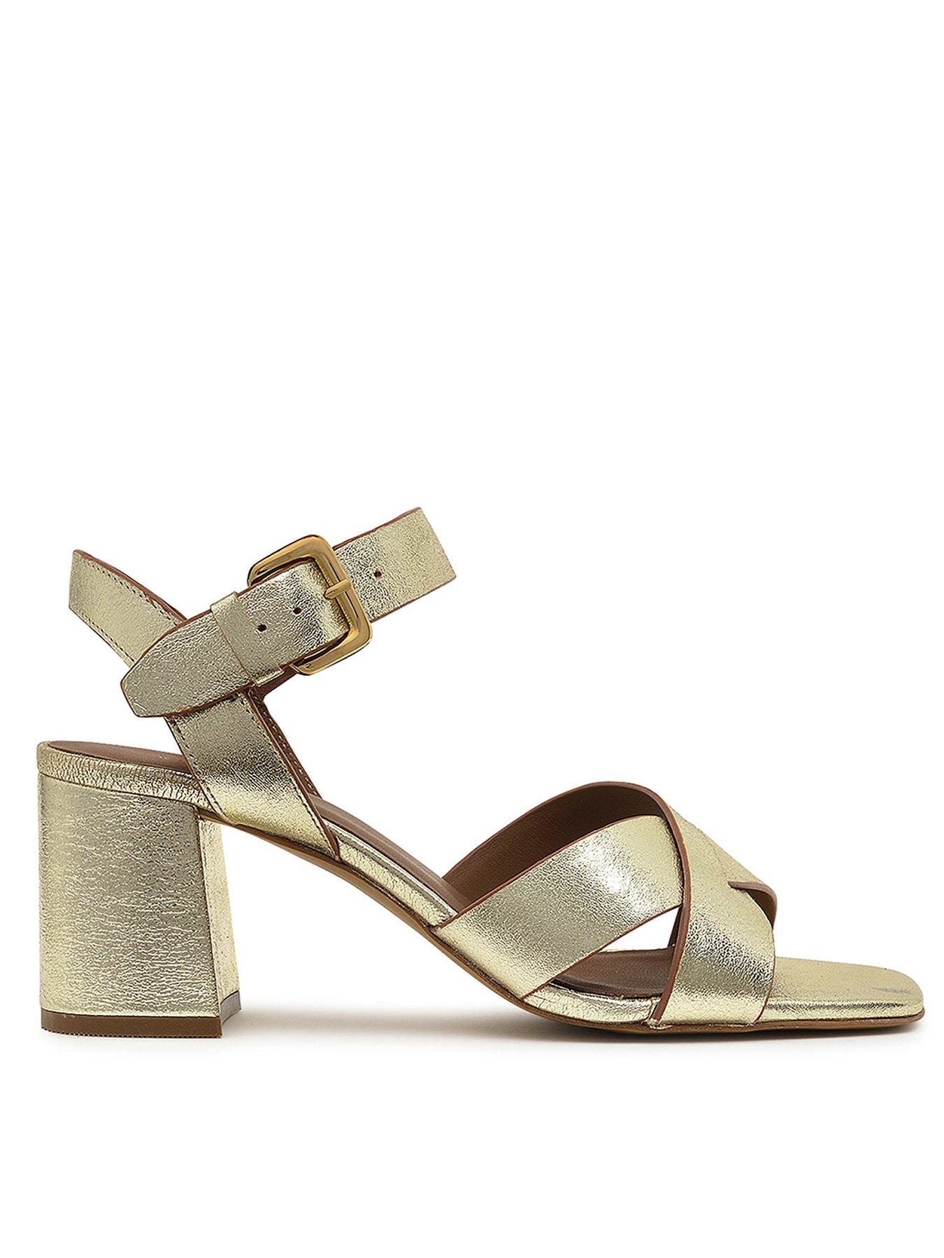Radley Portland Terrace Block Heel Sandal - Gold