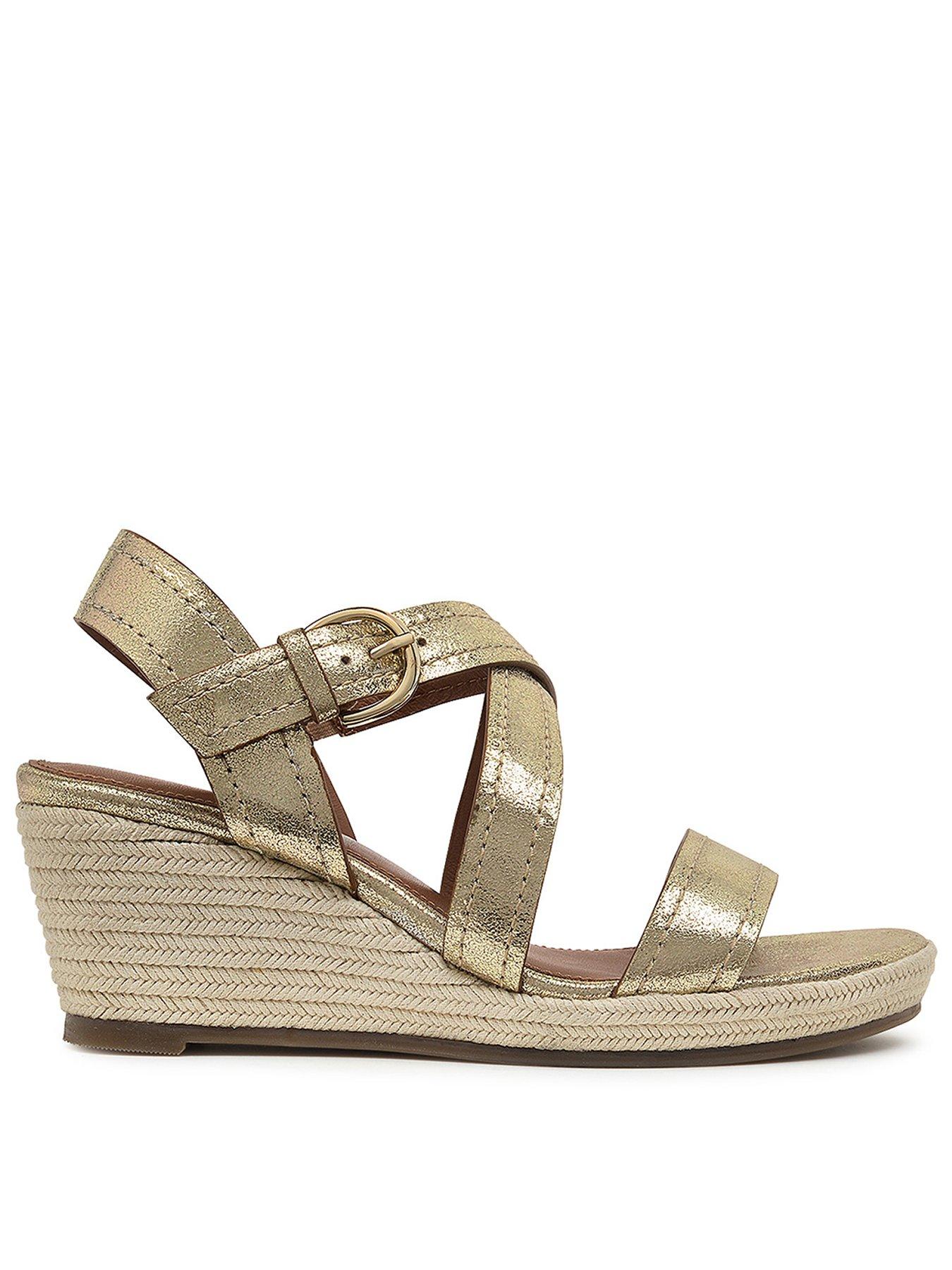 Radley Lavender Road Midi Wedge - Gold