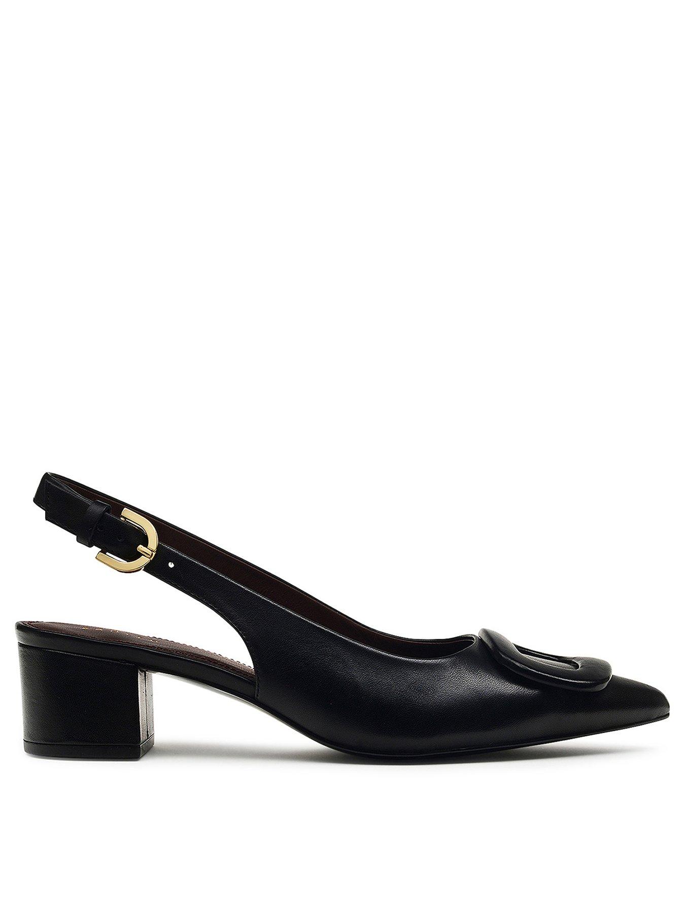 undefined Grosvenor Arcade Heeled Slingback Black