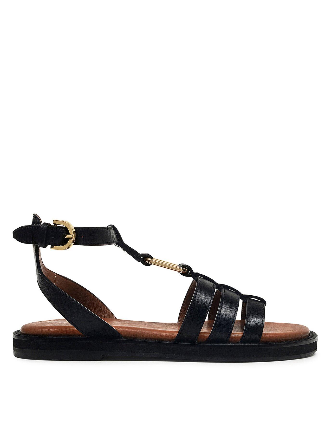 undefined Fore Street Gladiator Sandal Black