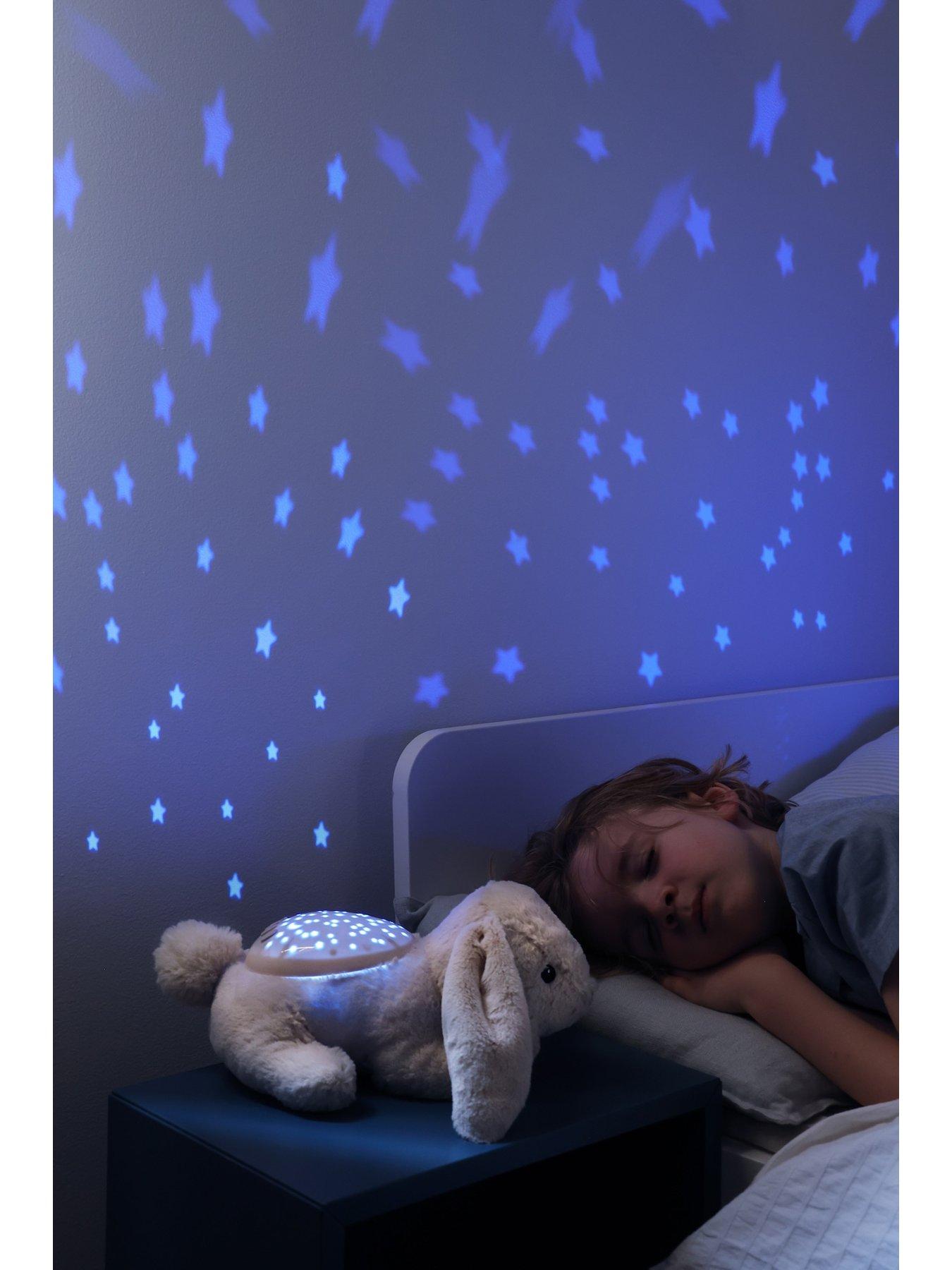  image of cloudb-twilight-buddies-bunny-night-light-projector-sleeping-aid