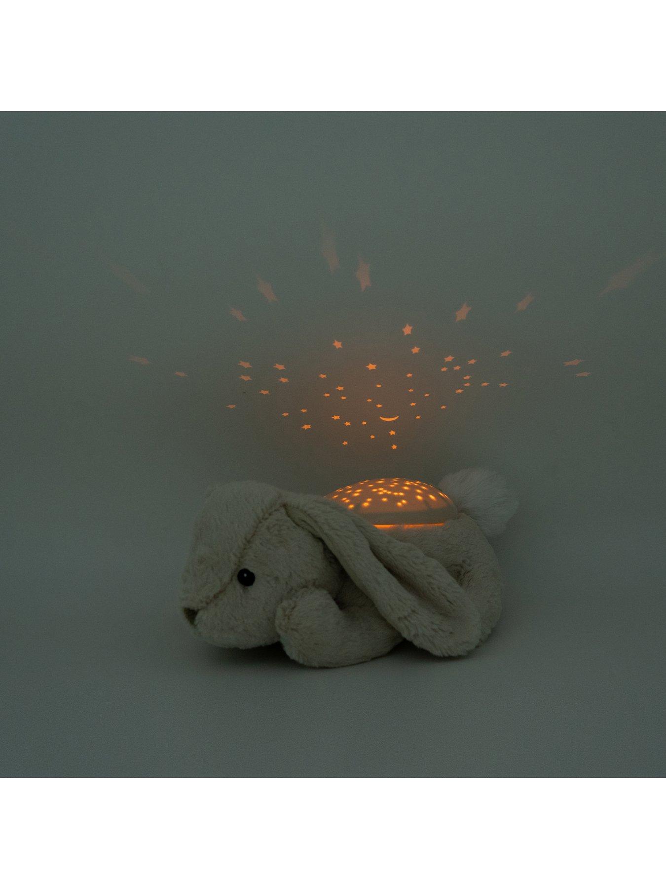  image of cloudb-twilight-buddies-bunny-night-light-projector-sleeping-aid