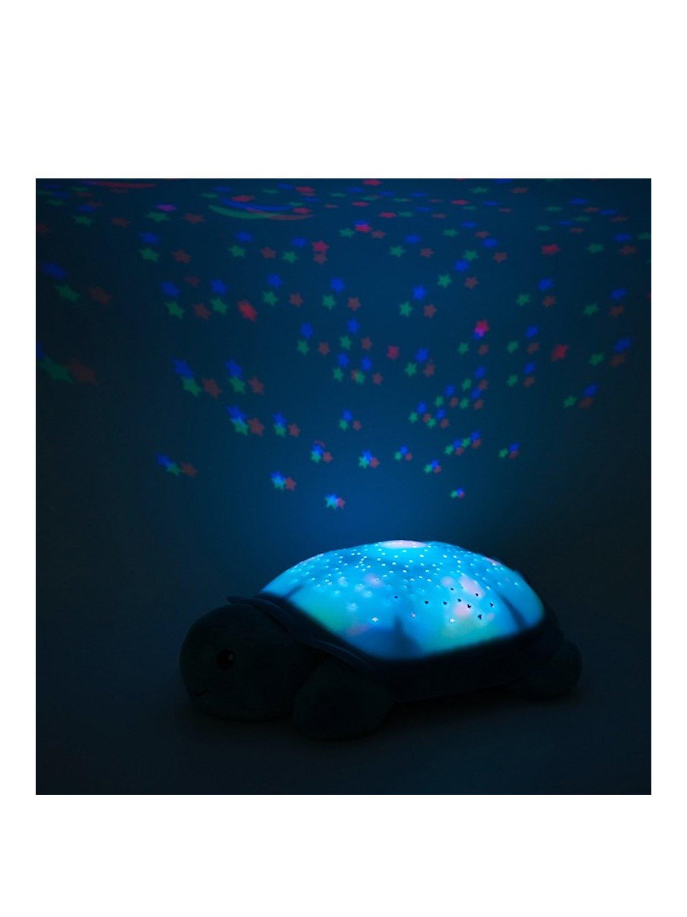  image of cloudb-twinkling-twilight-turtle-aqua-night-light-projector-sleeping-aid