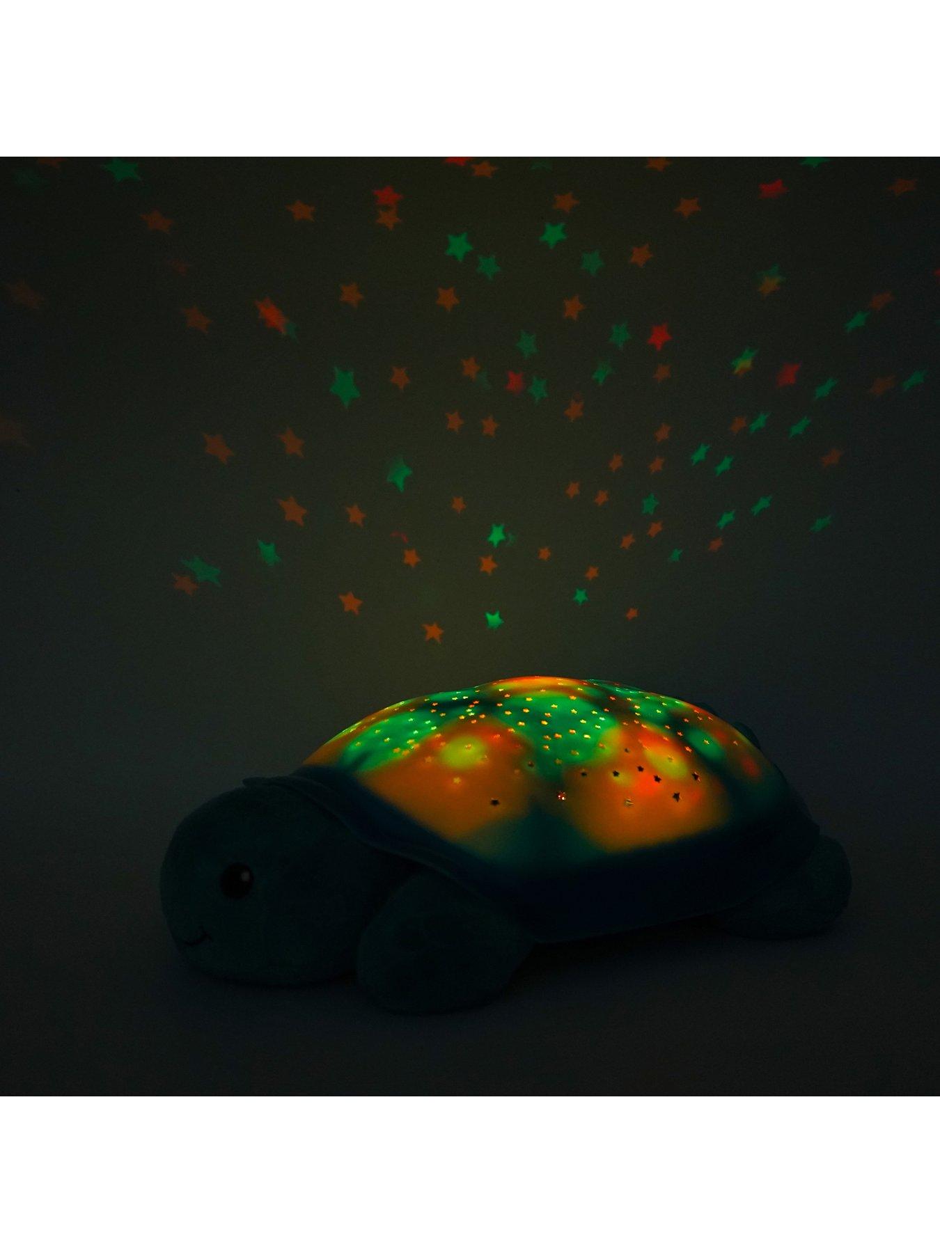  image of cloudb-twinkling-twilight-turtle-aqua-night-light-projector-sleeping-aid