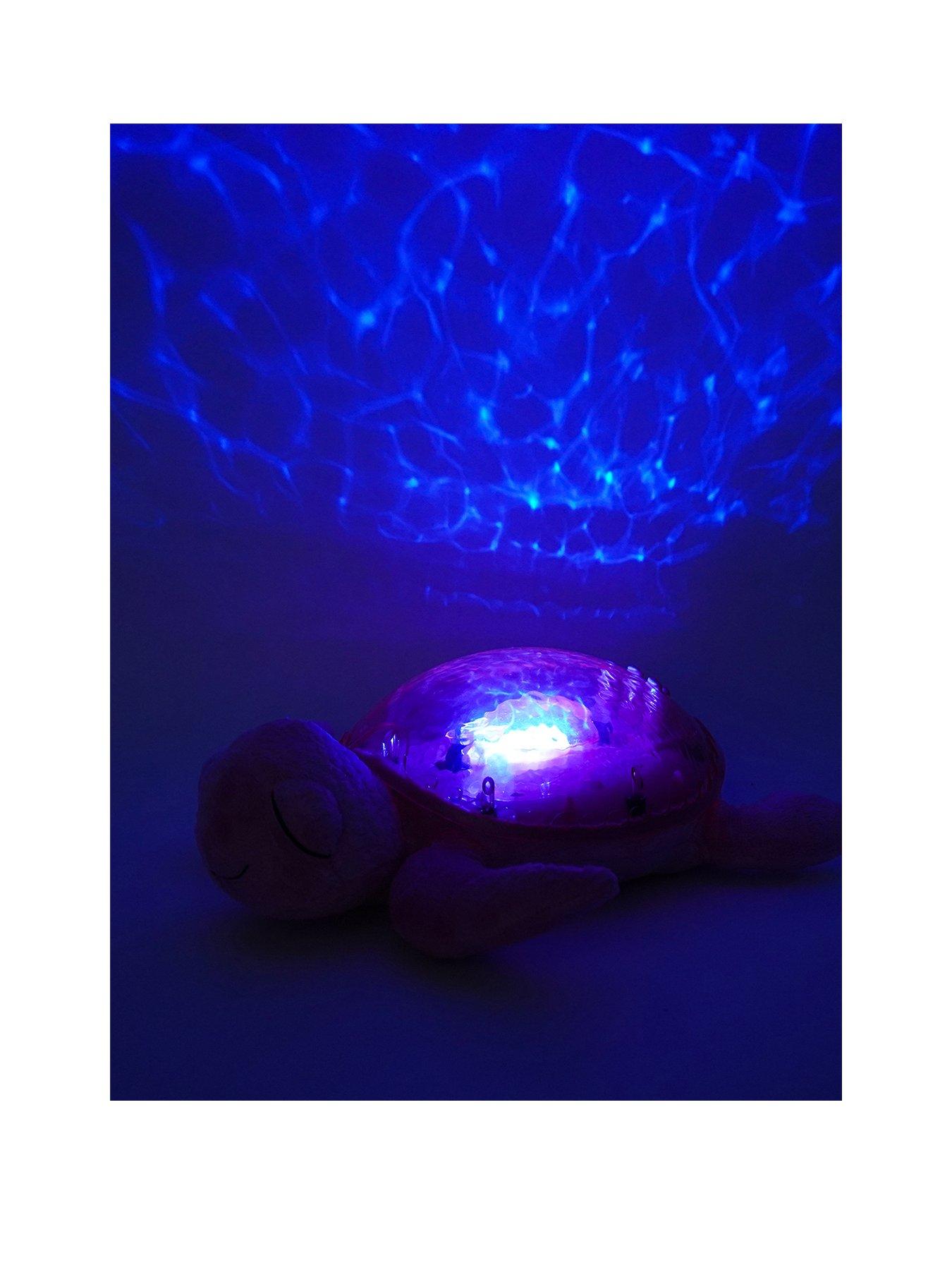  image of cloudb-tranquil-turtle-pink-usb-c-rechargeable-nightlight-ocean-projector-sleeping-aid