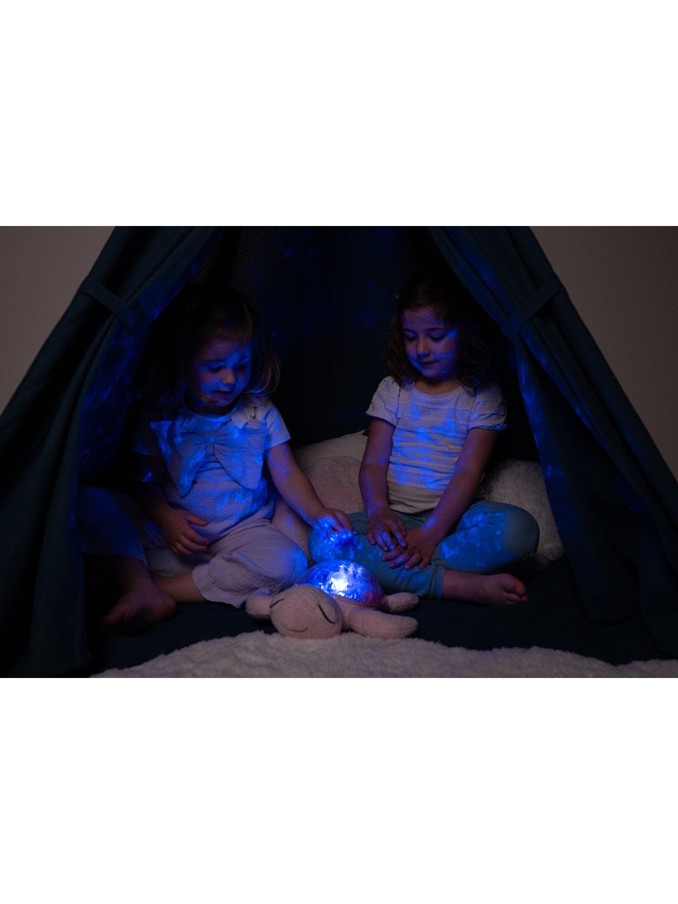  image of cloudb-tranquil-turtle-pink-usb-c-rechargeable-nightlight-ocean-projector-sleeping-aid