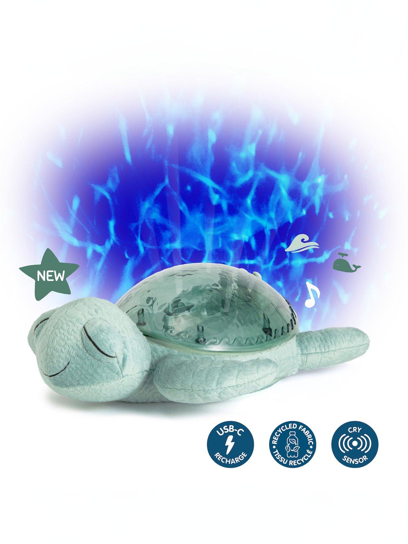 cloud.b Tranquil Turtle Green USB C Rechargeable Nightlight Ocean Projector Sleeping Aid
