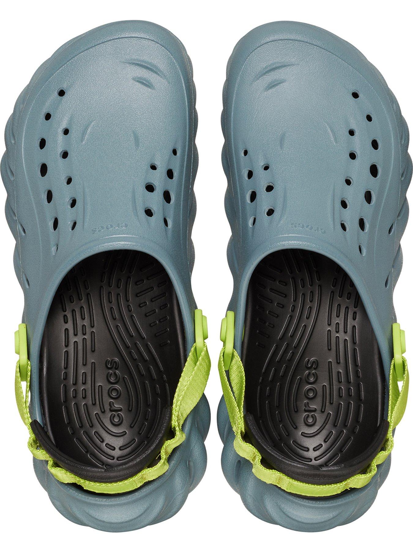 CROCS - Echo Clogs - Men\'s Light Blue Slip-On Sandals with Lime Green Strap Nuevas Crocs Echo Wave: Moda y Confort | TikTok main image 3