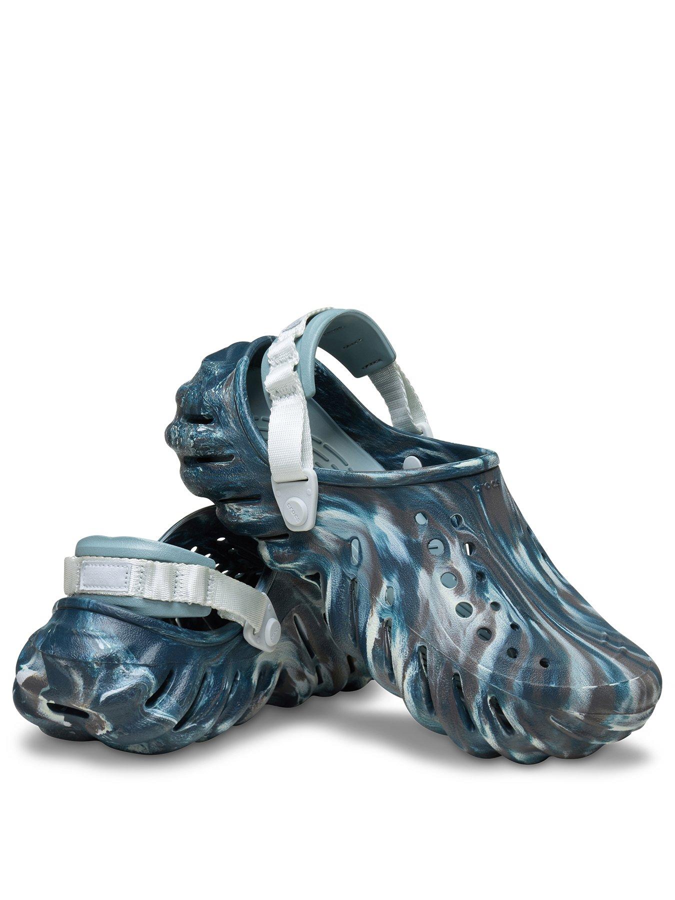  image of crocs-mens-echo-marbled-clog-sandal