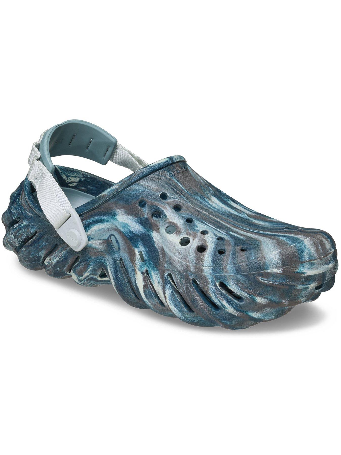  image of crocs-mens-echo-marbled-clog-sandal