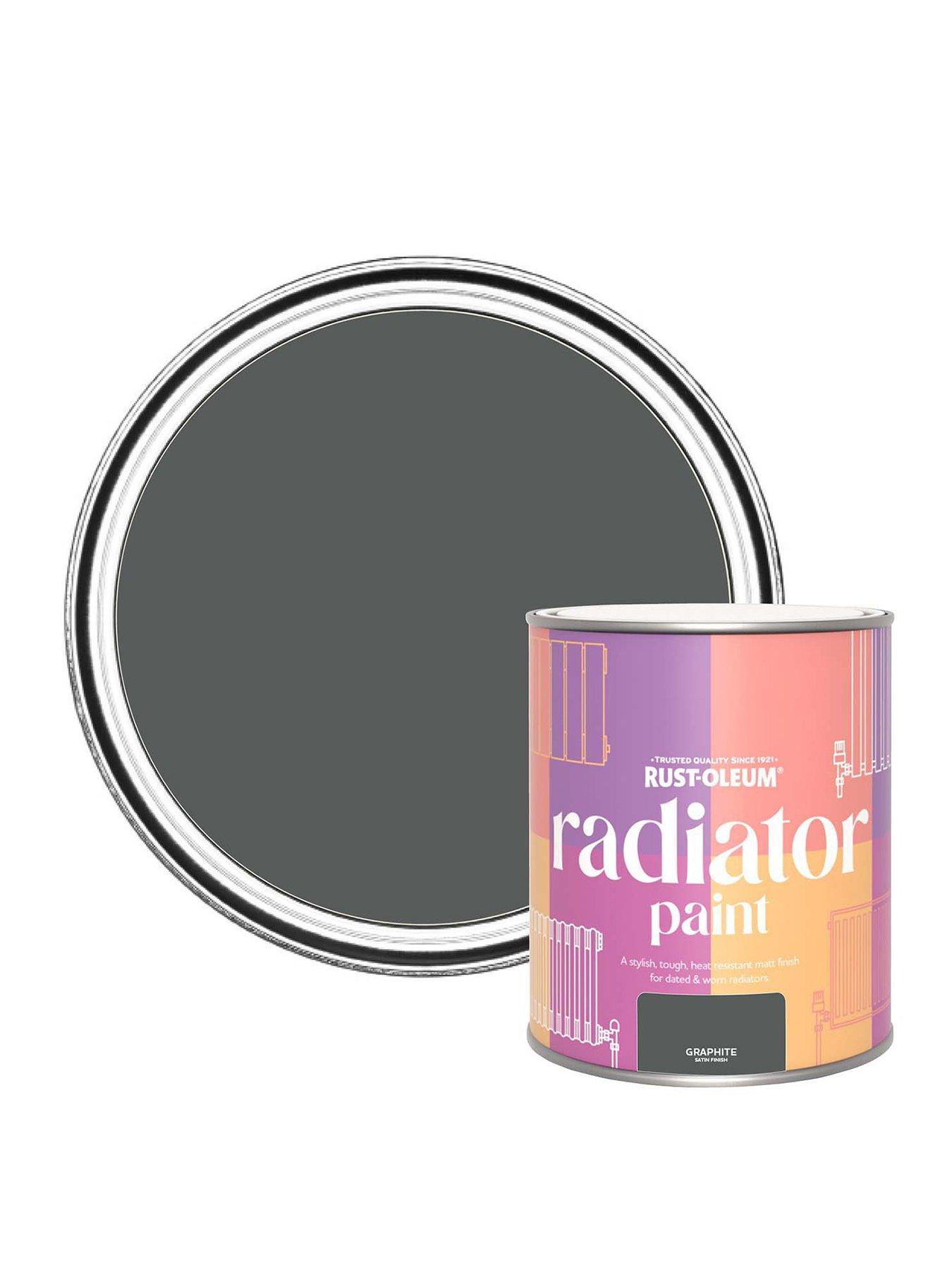 Rust-Oleum Radiator Paint Graphite Satin 750ml | Littlewoods