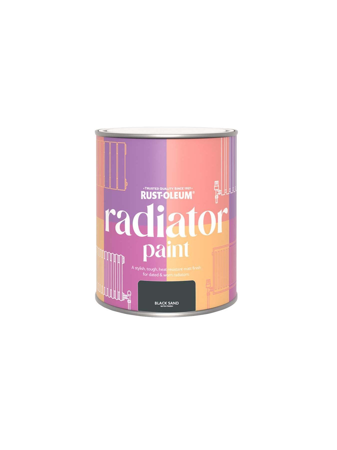 Image 5 of 5 of Rust-Oleum Radiator Paint Black Sand Satin 750ml
