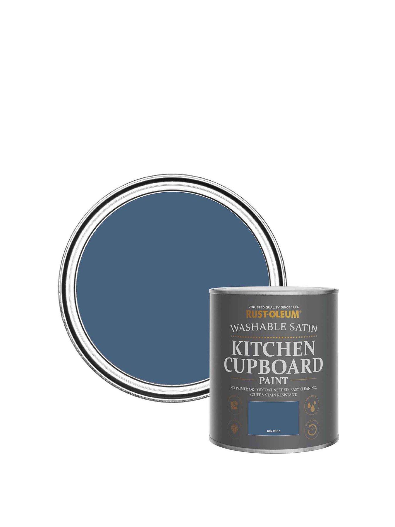 Rust-Oleum Satin Finish Kitchen Cupboard Paint - Ink Blue