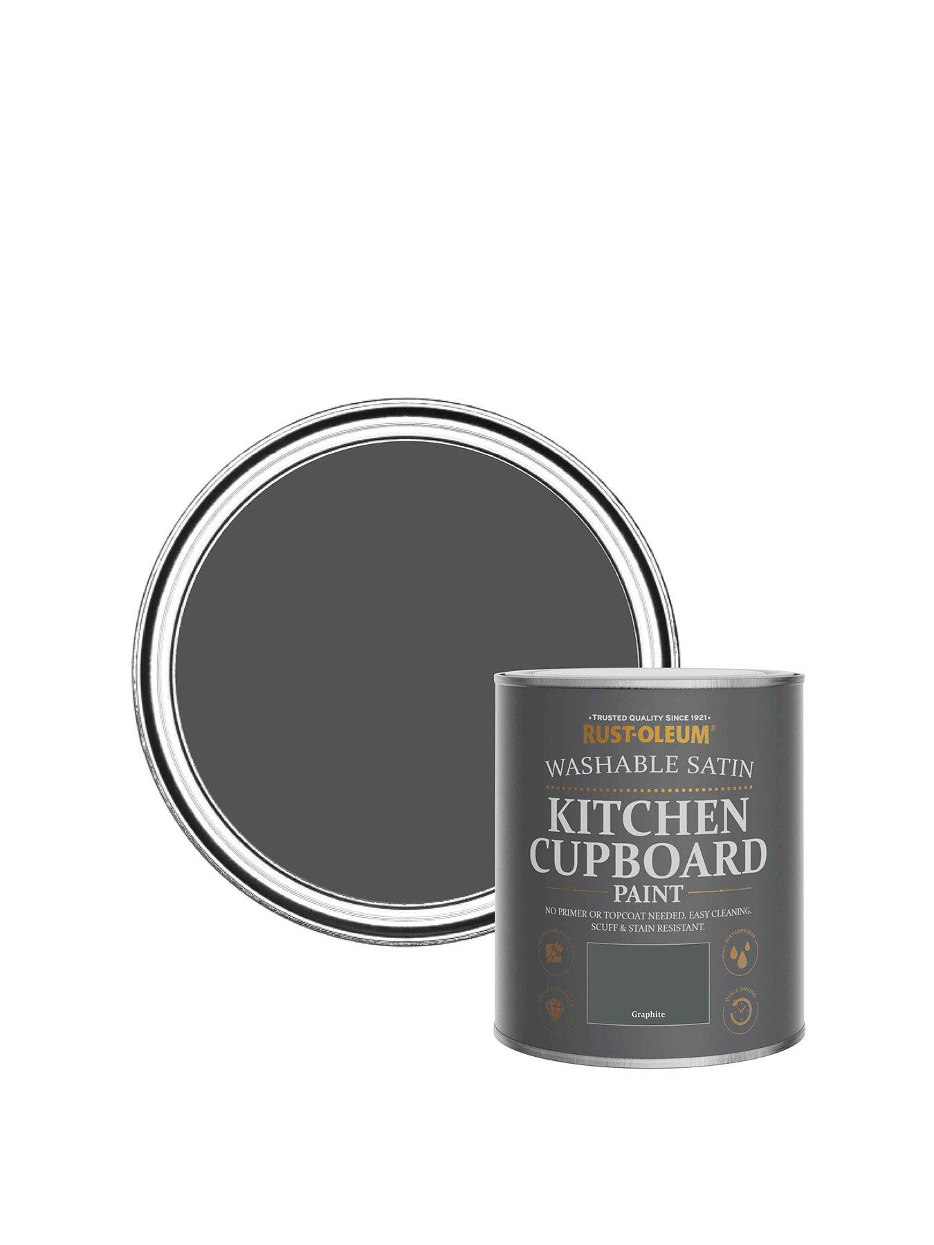 undefined Kitchen Cupboard Paint Graphite Satin 750ml