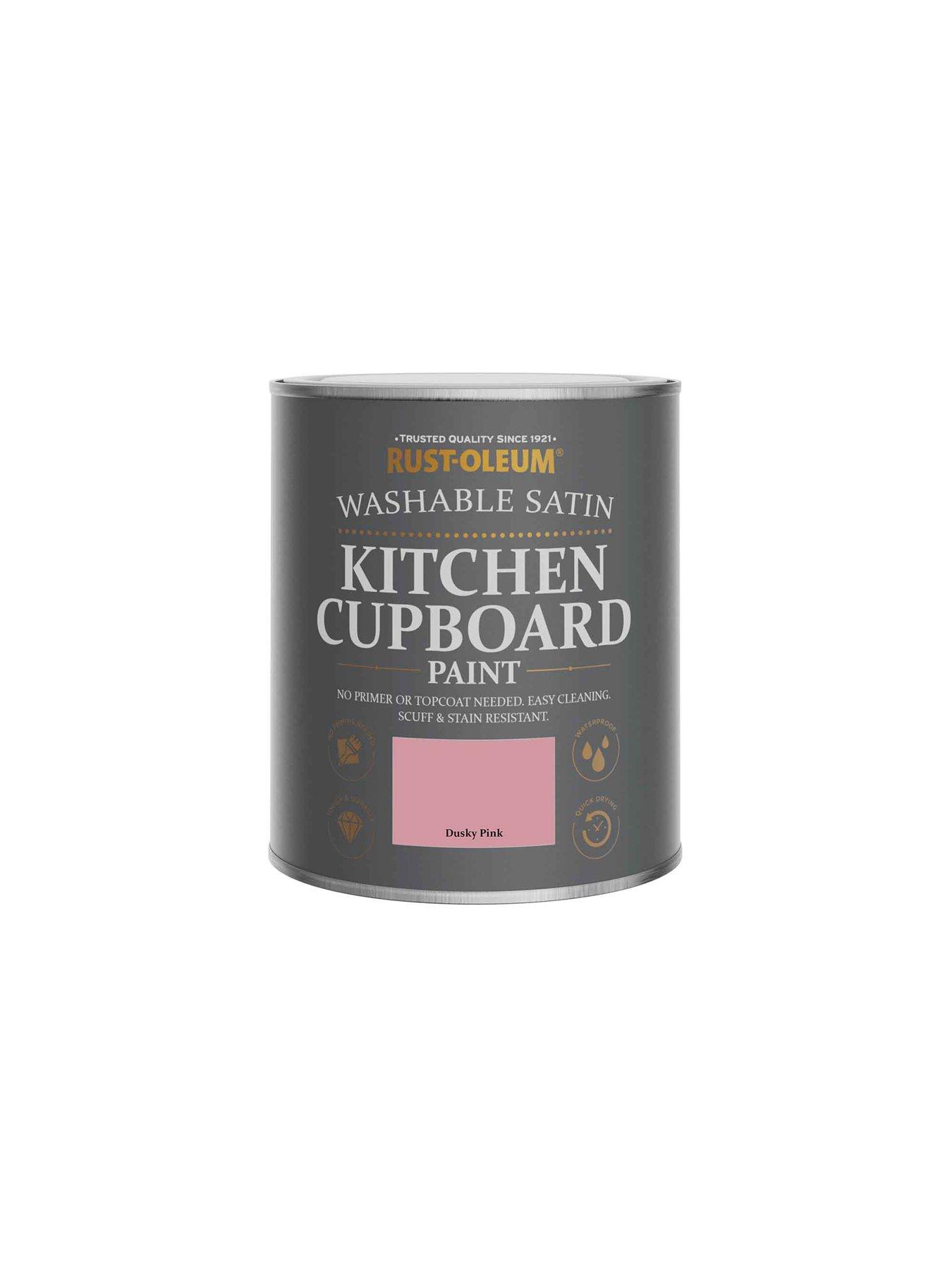 Image 5 of 5 of Rust-Oleum Satin Finish Kitchen Cupboard Paint - Dusky Pink&nbsp;