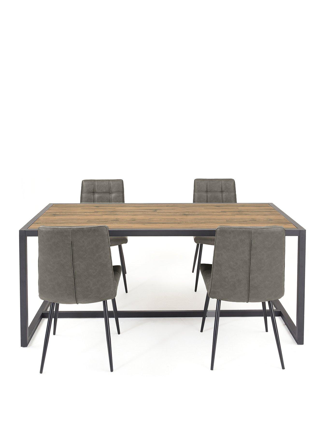 stillFront image of very-home-harlem-180-cm-mid-oak-dining-table-4-greynbspharlem-chairs--nbspfscreg-certified