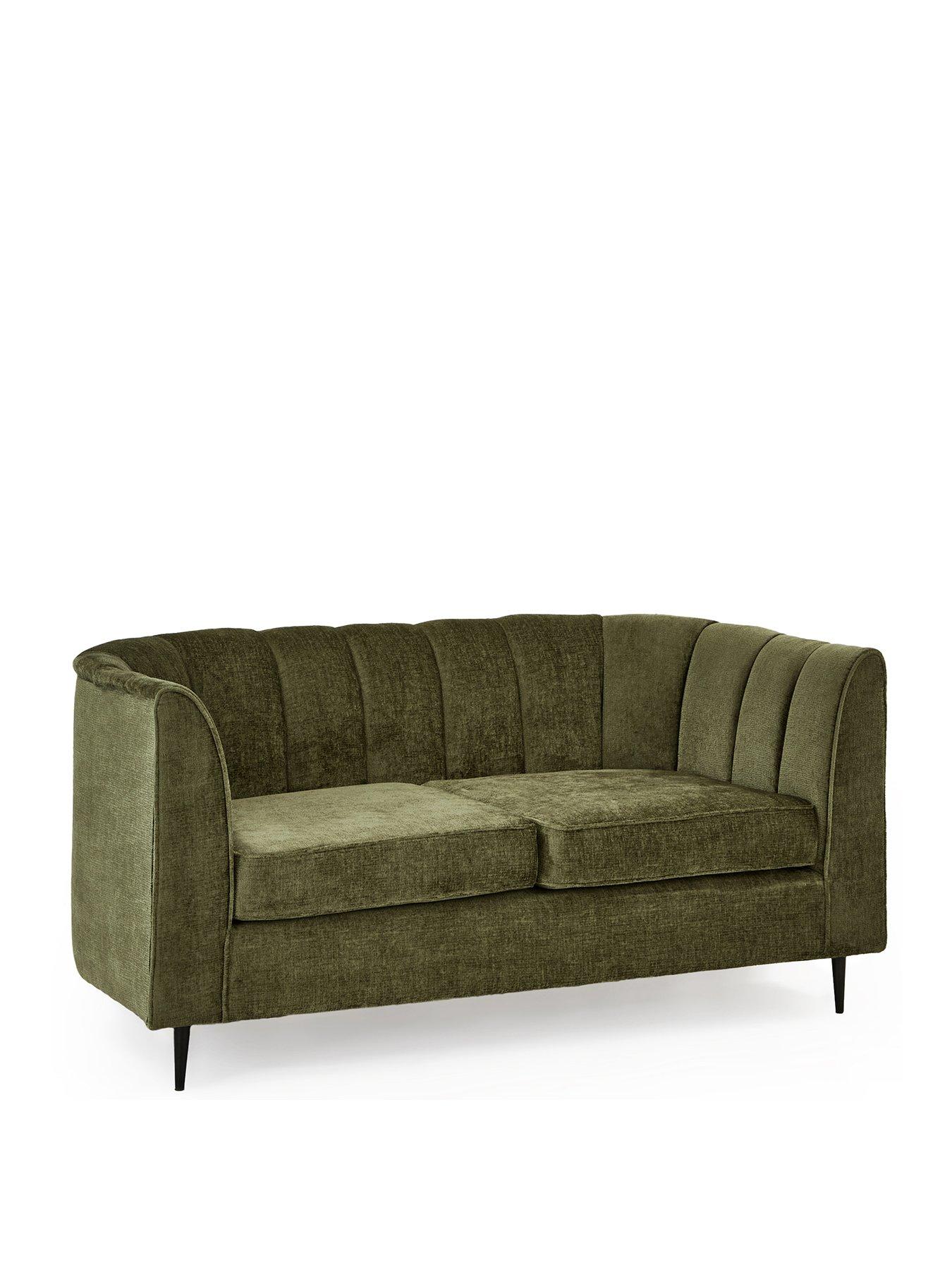 Image 3 of 7 of The Very Collection Guild 2 Seater Fabric Sofa - Olive - FSC&reg; Certified