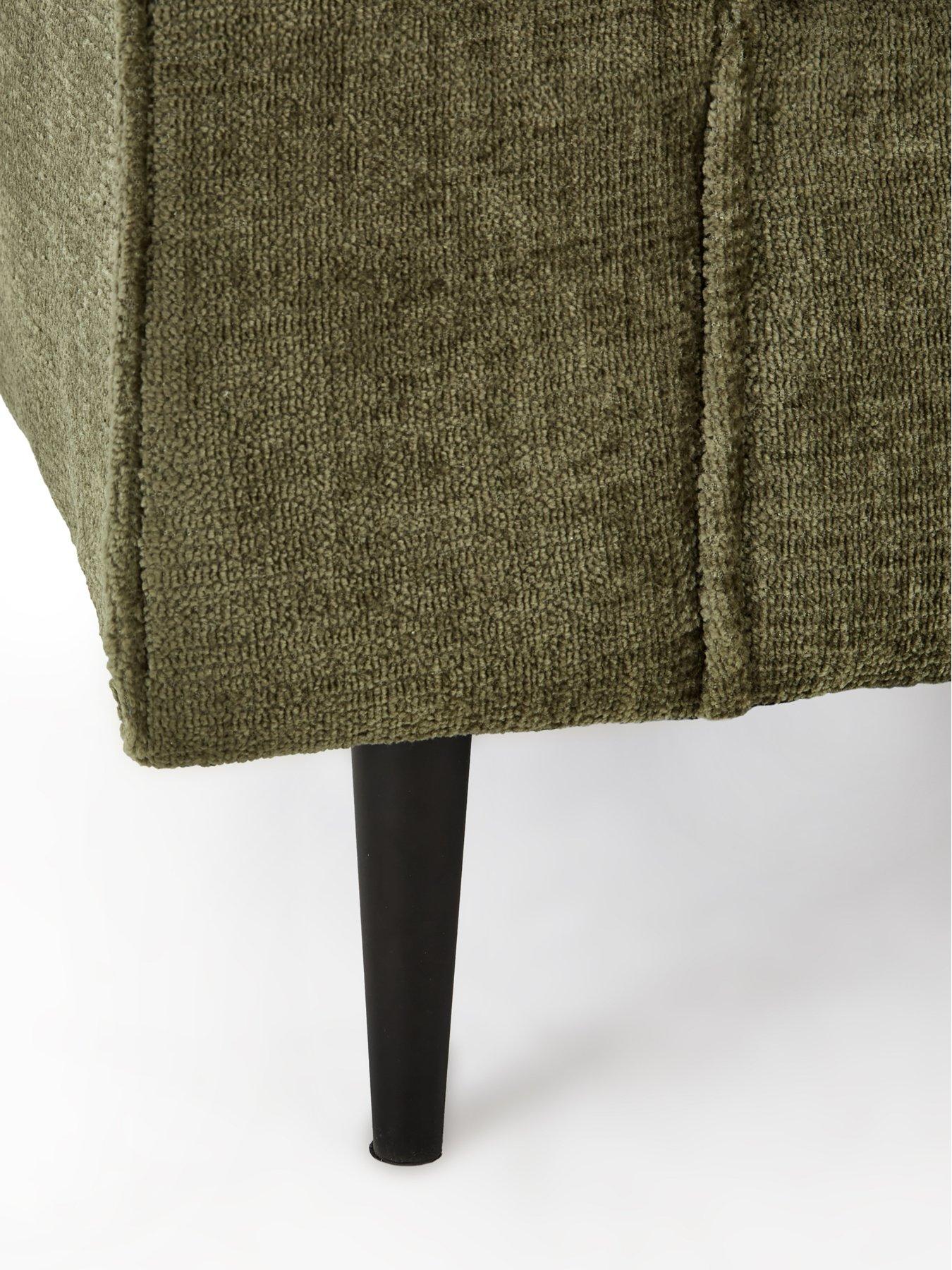 Image 4 of 7 of The Very Collection Guild 2 Seater Fabric Sofa - Olive - FSC&reg; Certified