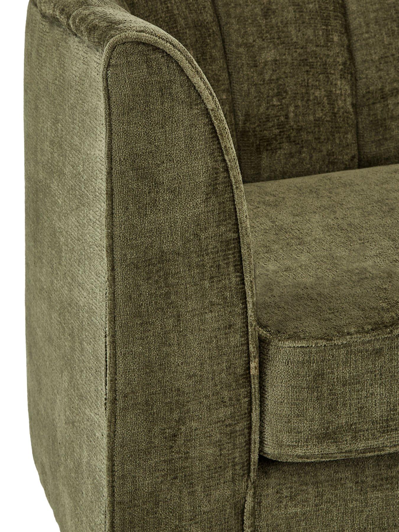 Image 5 of 7 of The Very Collection Guild 2 Seater Fabric Sofa - Olive - FSC&reg; Certified